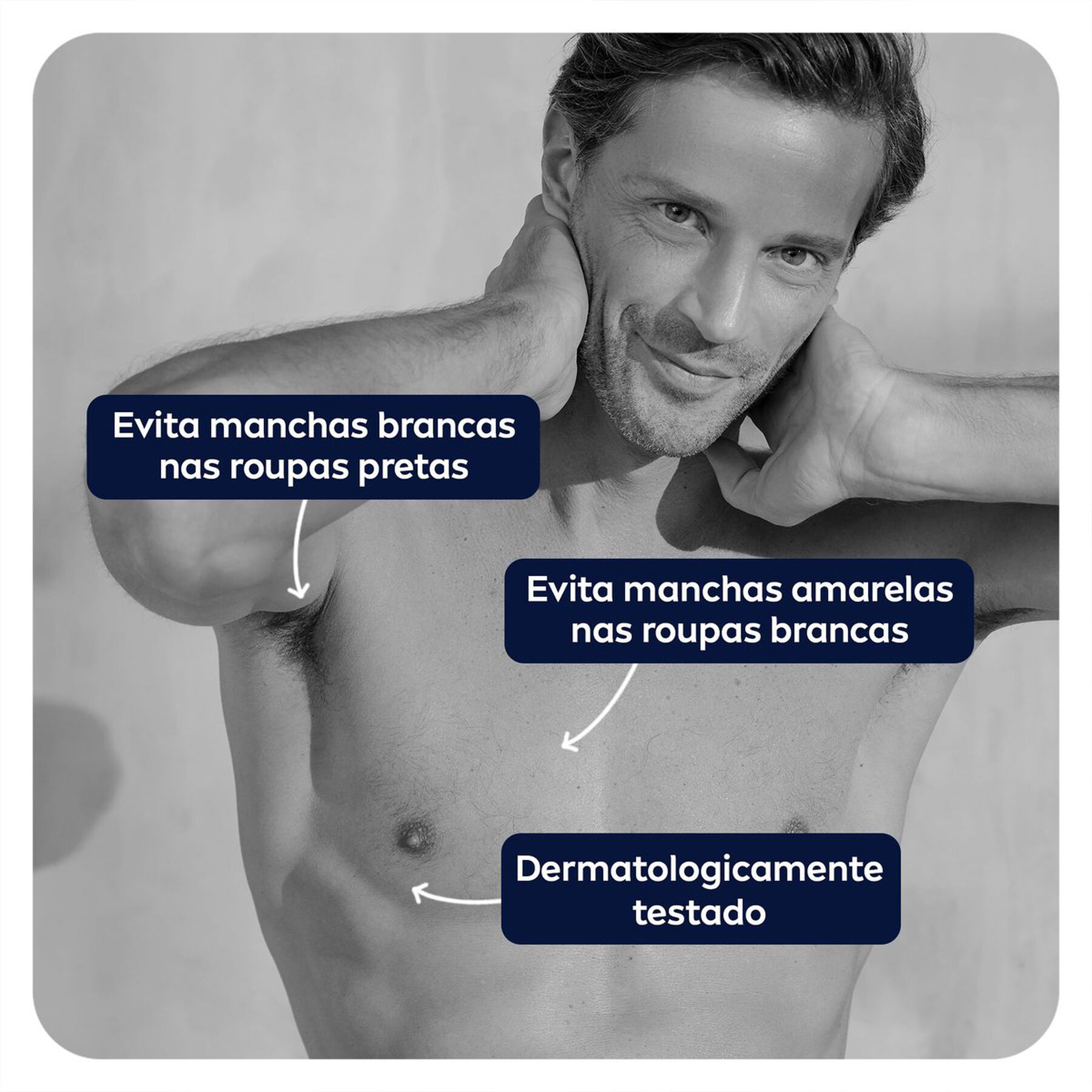 Antitranspirante Roll-On Nivea Men Invisible for Black & White 50ml