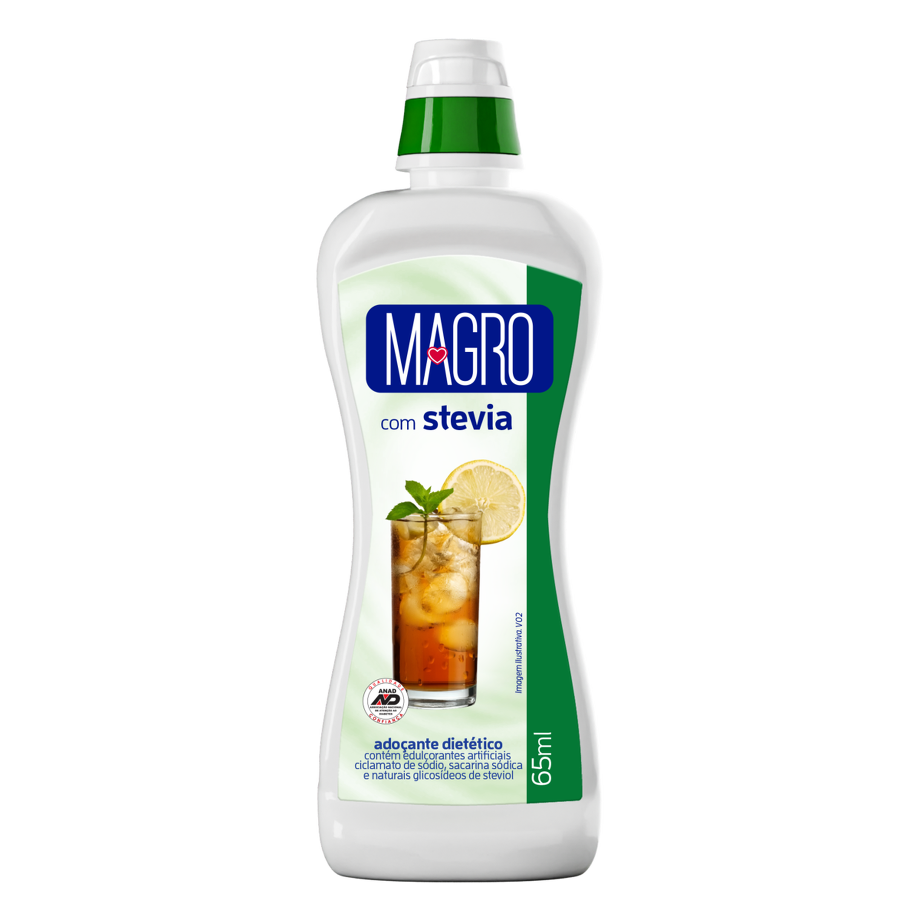 Adoçante Líquido Stevia Magro Frasco 65ml
