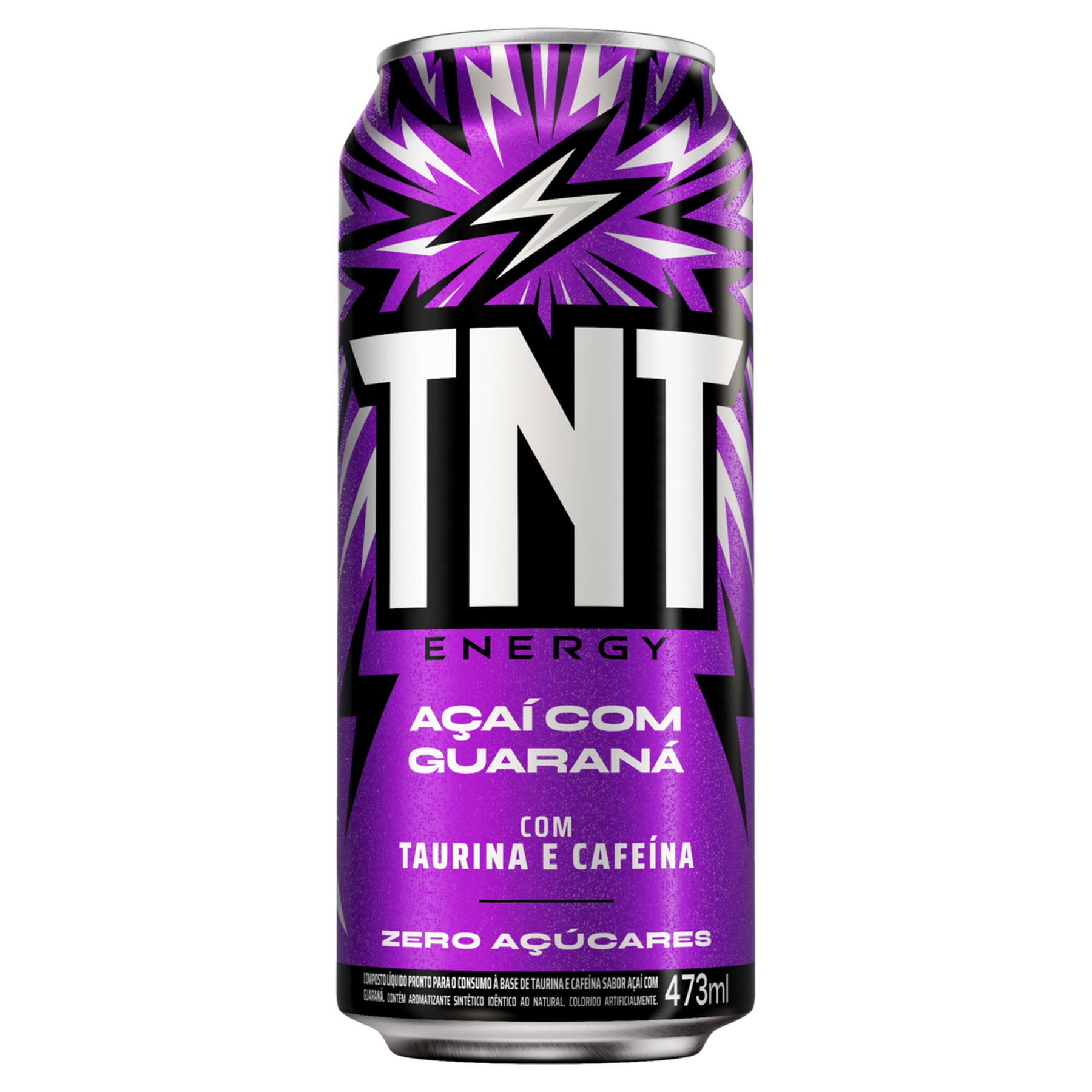 Energético Açaí com Guaraná Zero Açúcar TNT Lata 473ml