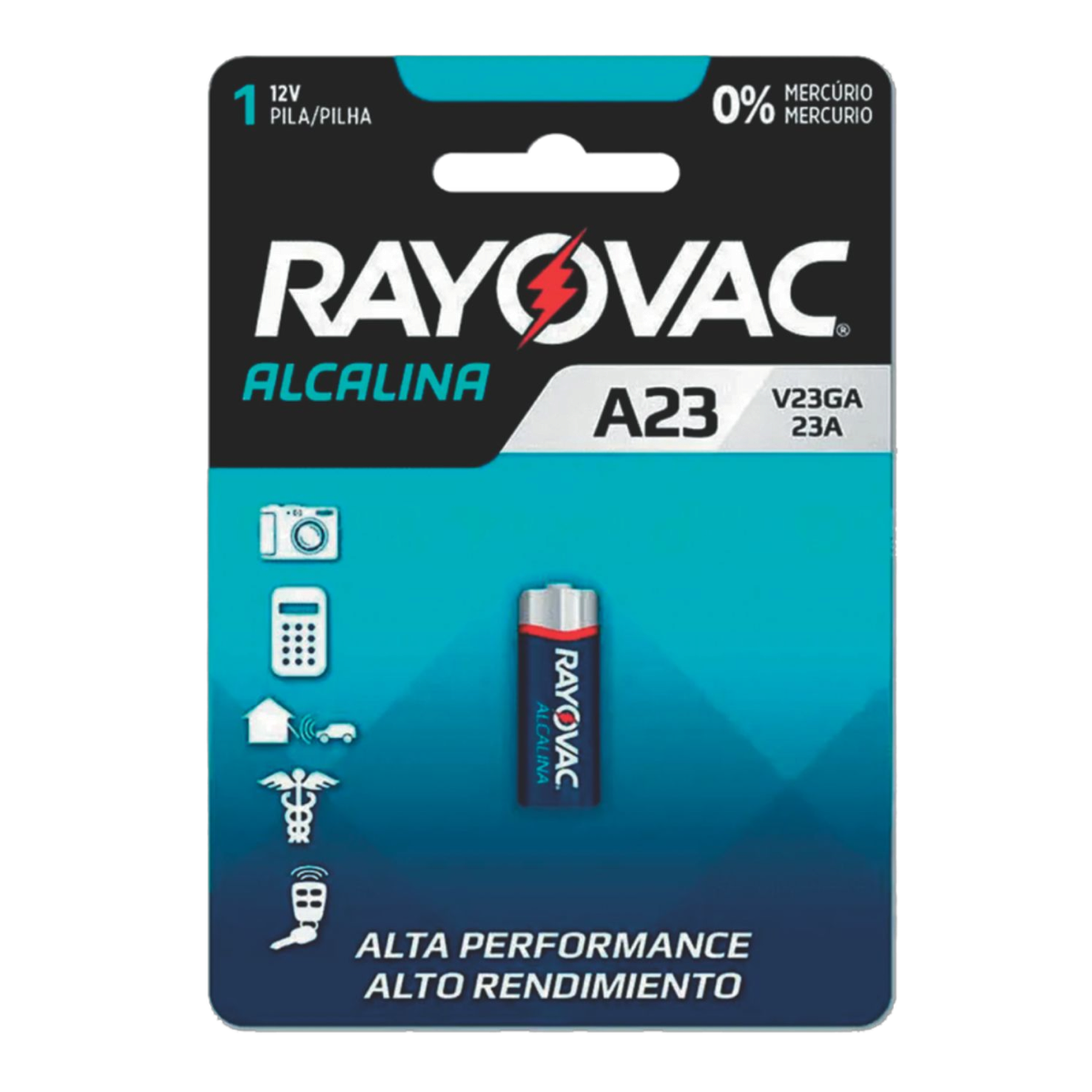 Pilha Alcalina A23 12V Rayovac