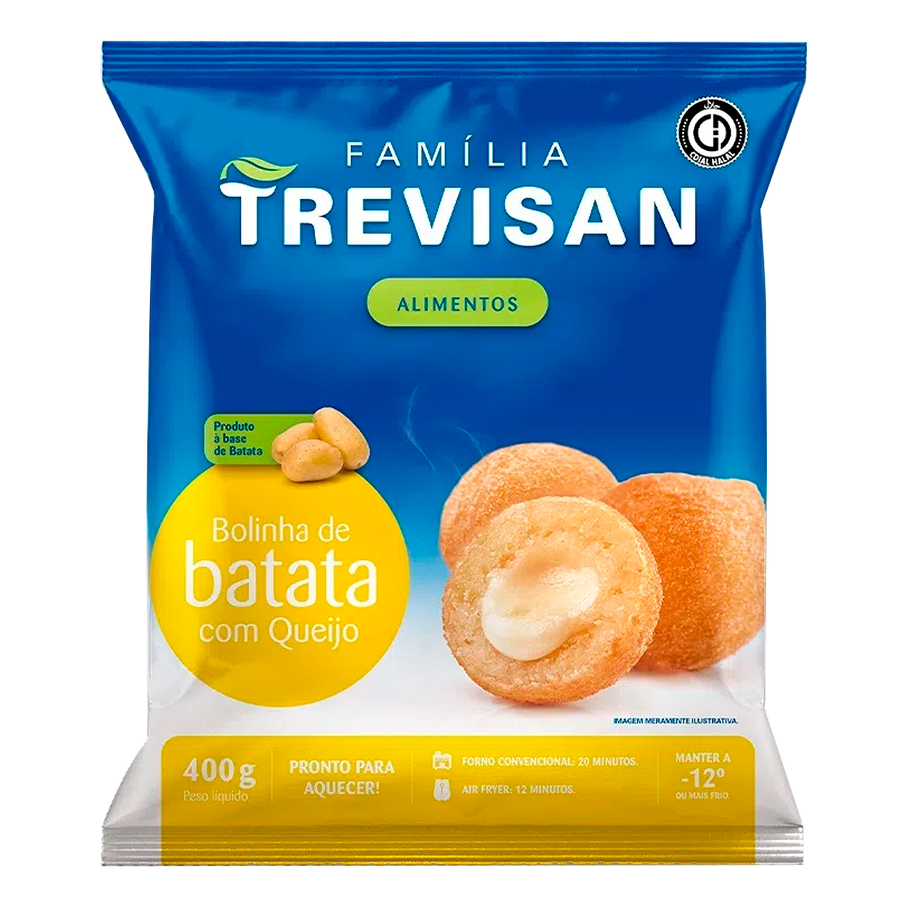 Bolinho de Batata com Queijo Trevisan Pacote 400g