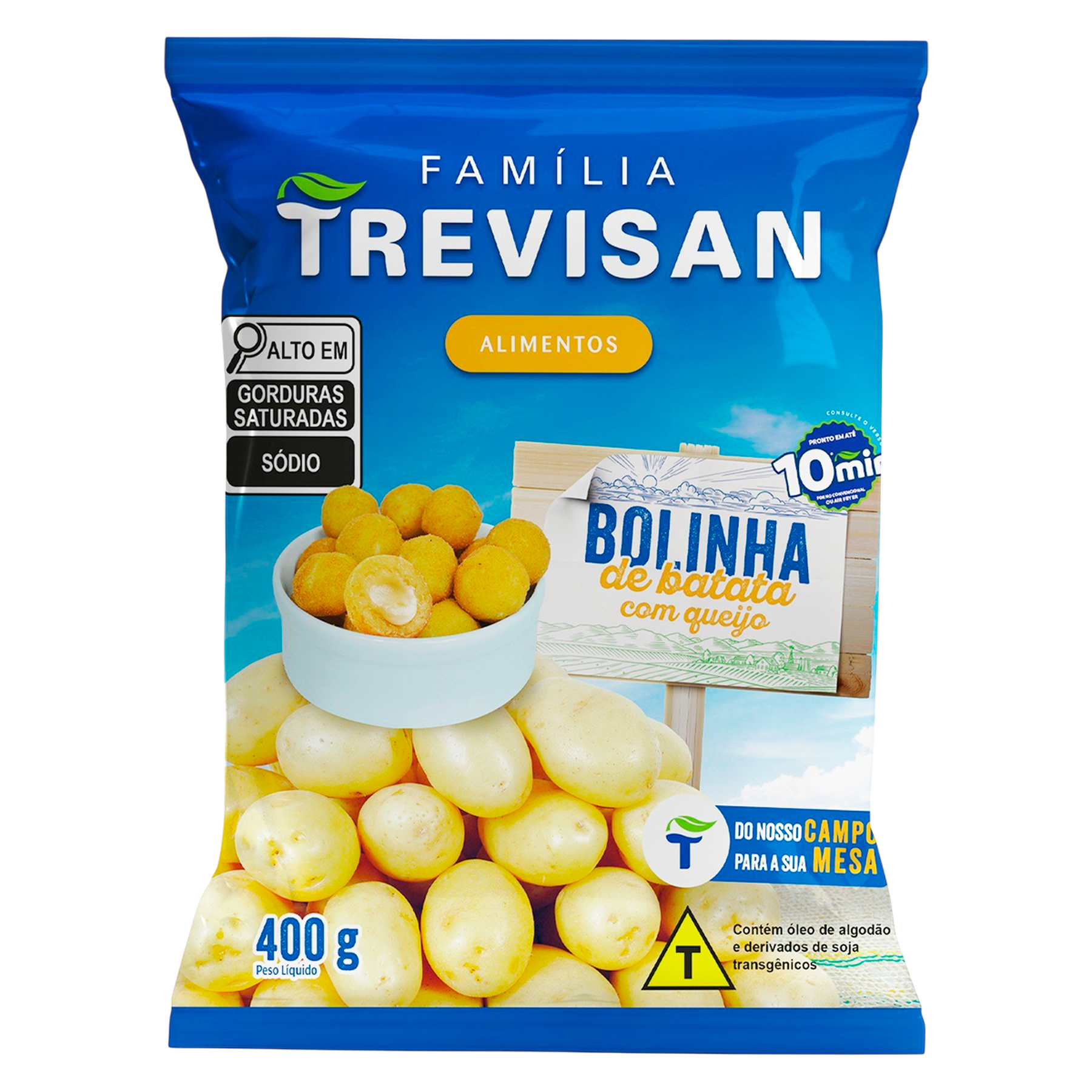 Bolinho de Batata com Queijo Trevisan Pacote 400g
