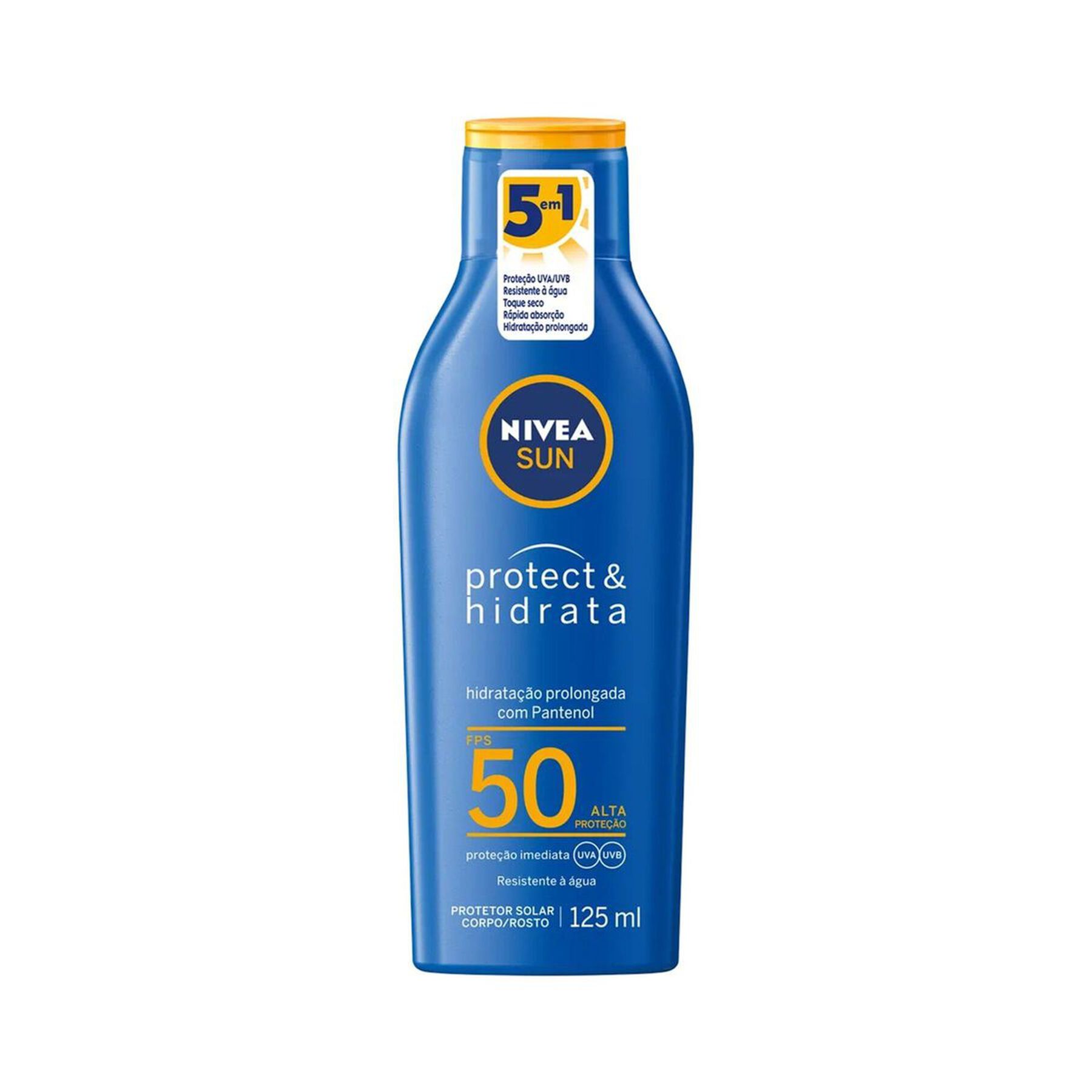 Protetor Solar Protect e Hidrata FPS 50 Nivea Sun Frasco 125ml