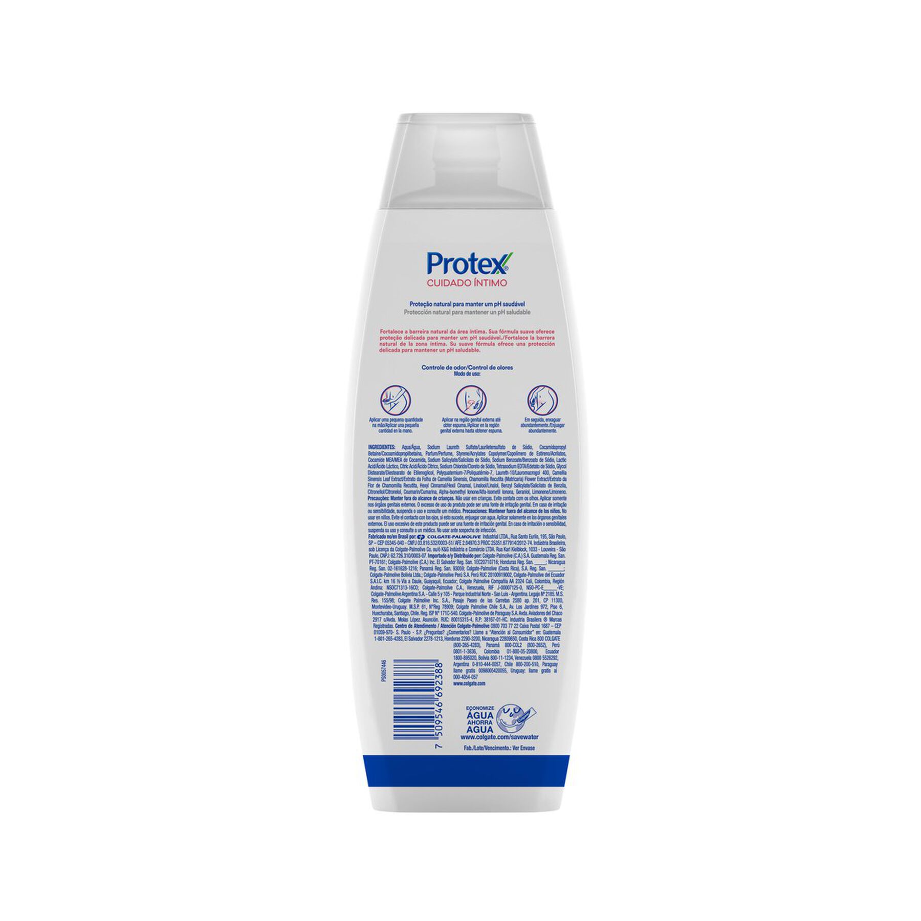 Sabonete Líquido Íntimo Delicate Care Cuidado Íntimo Protex Frasco 350ml