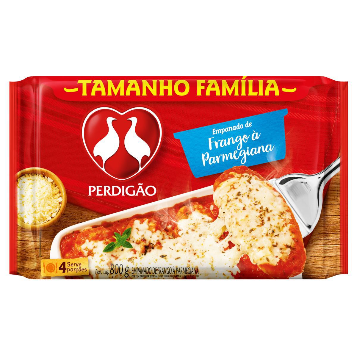 Frango Parmegiana Perdig&atilde;o 800g