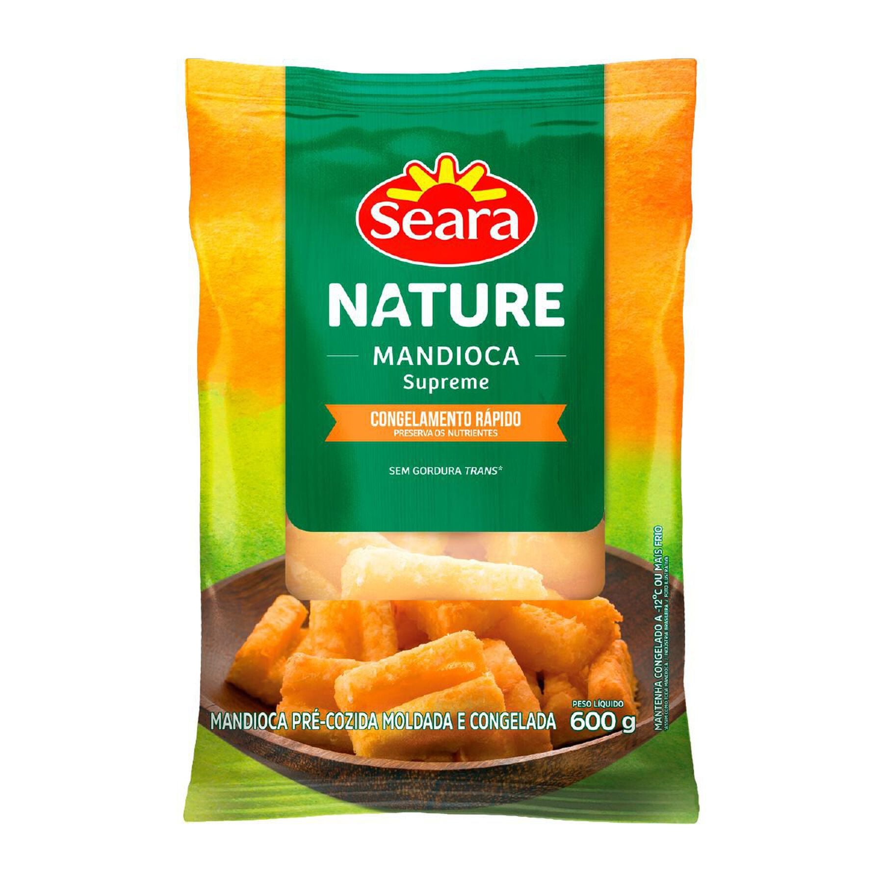 Mandioca Supreme Nature Seara Pacote 600g