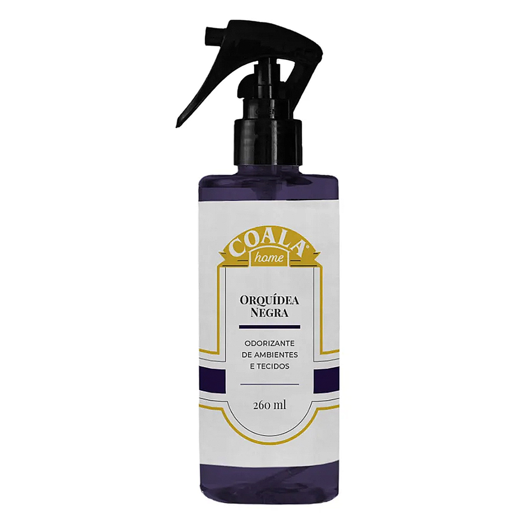 Odorizador de Ambiente e Tecido Orqu&iacute;dea Negra Coala Home Frasco 260ml Borrifador