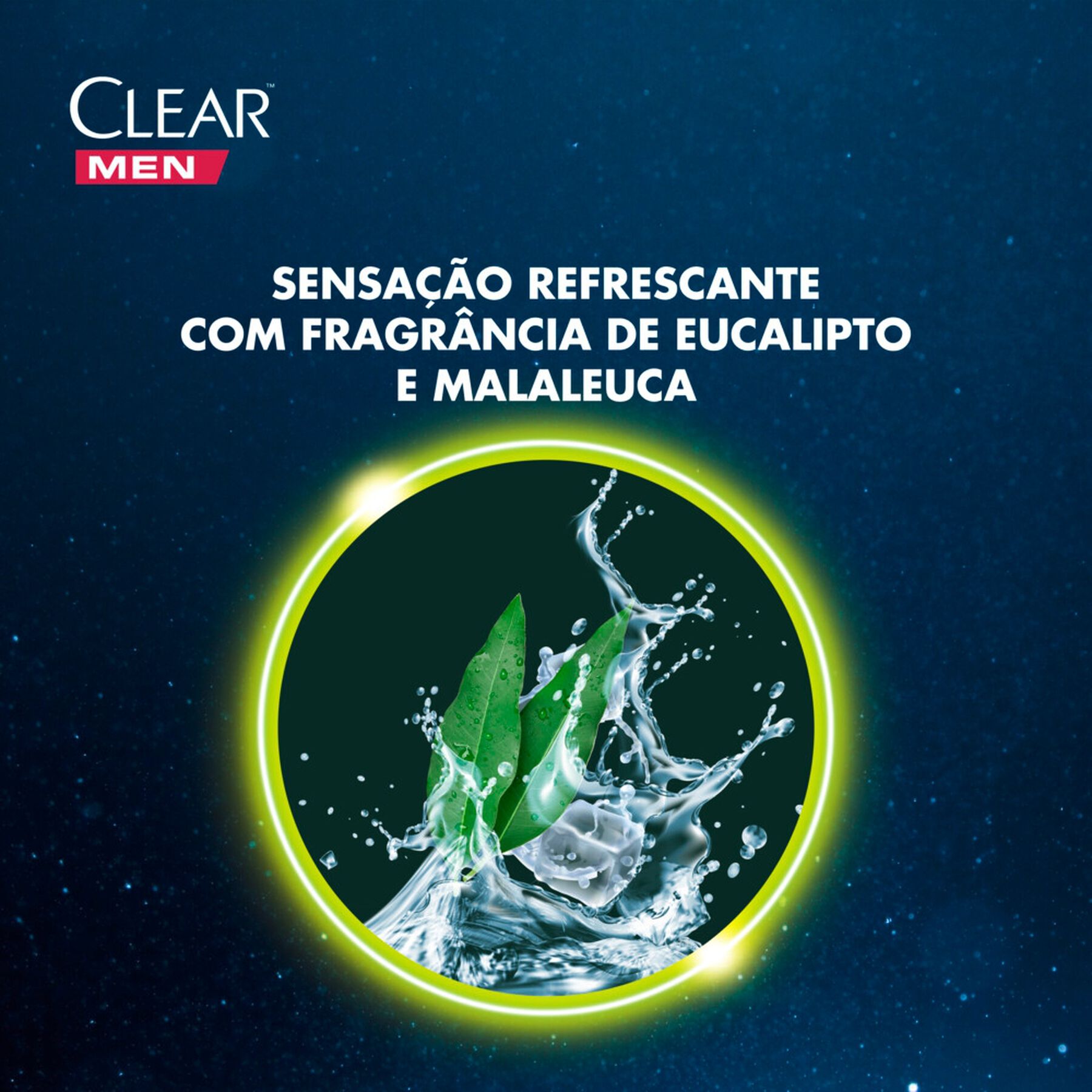 Shampoo Anticaspa Clear Men Controle e Al&iacute;vio da Coceira Frasco 400ml