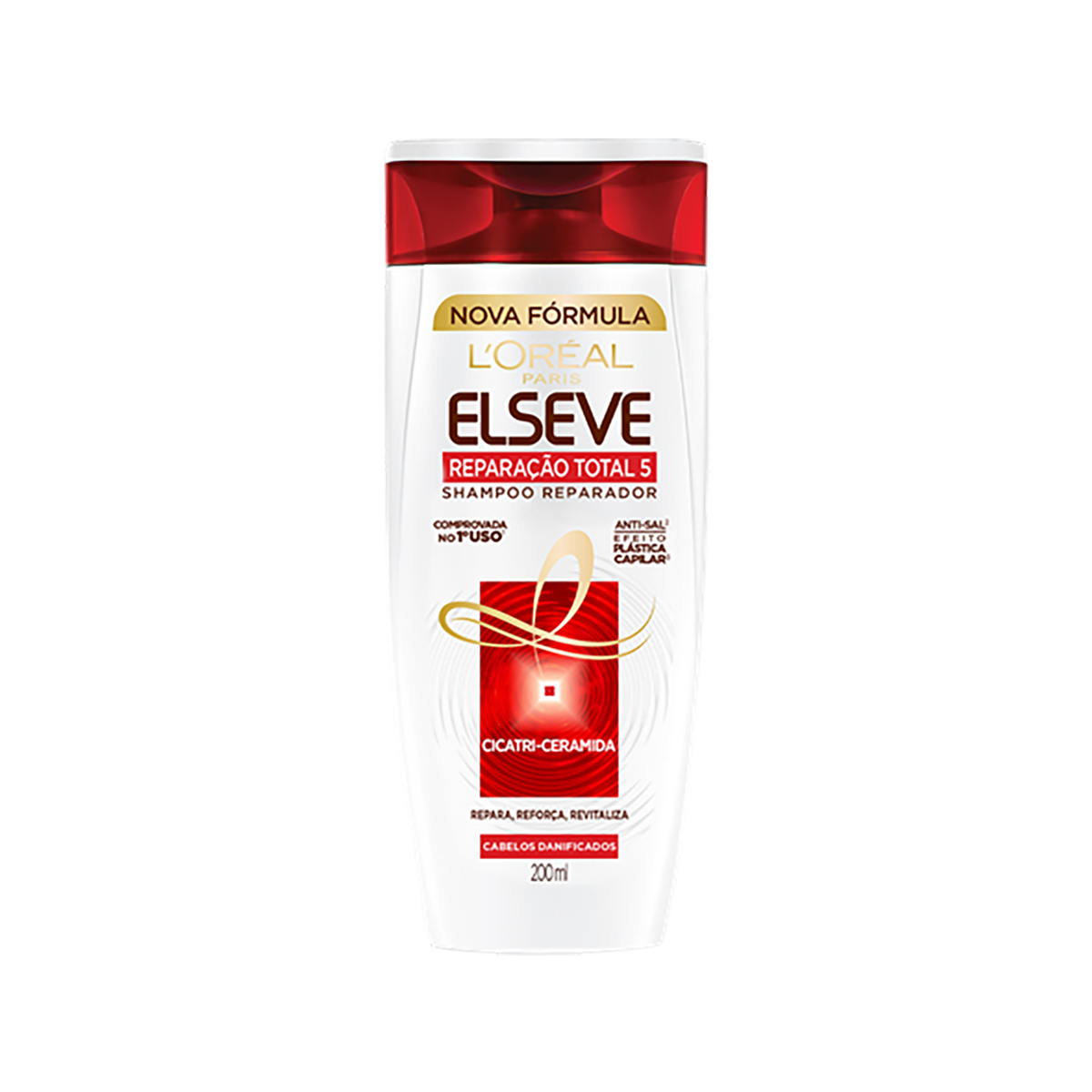 Shampoo Repara&ccedil;&atilde;o Total 5 Elseve L'Or&eacute;al Paris Frasco 200ml