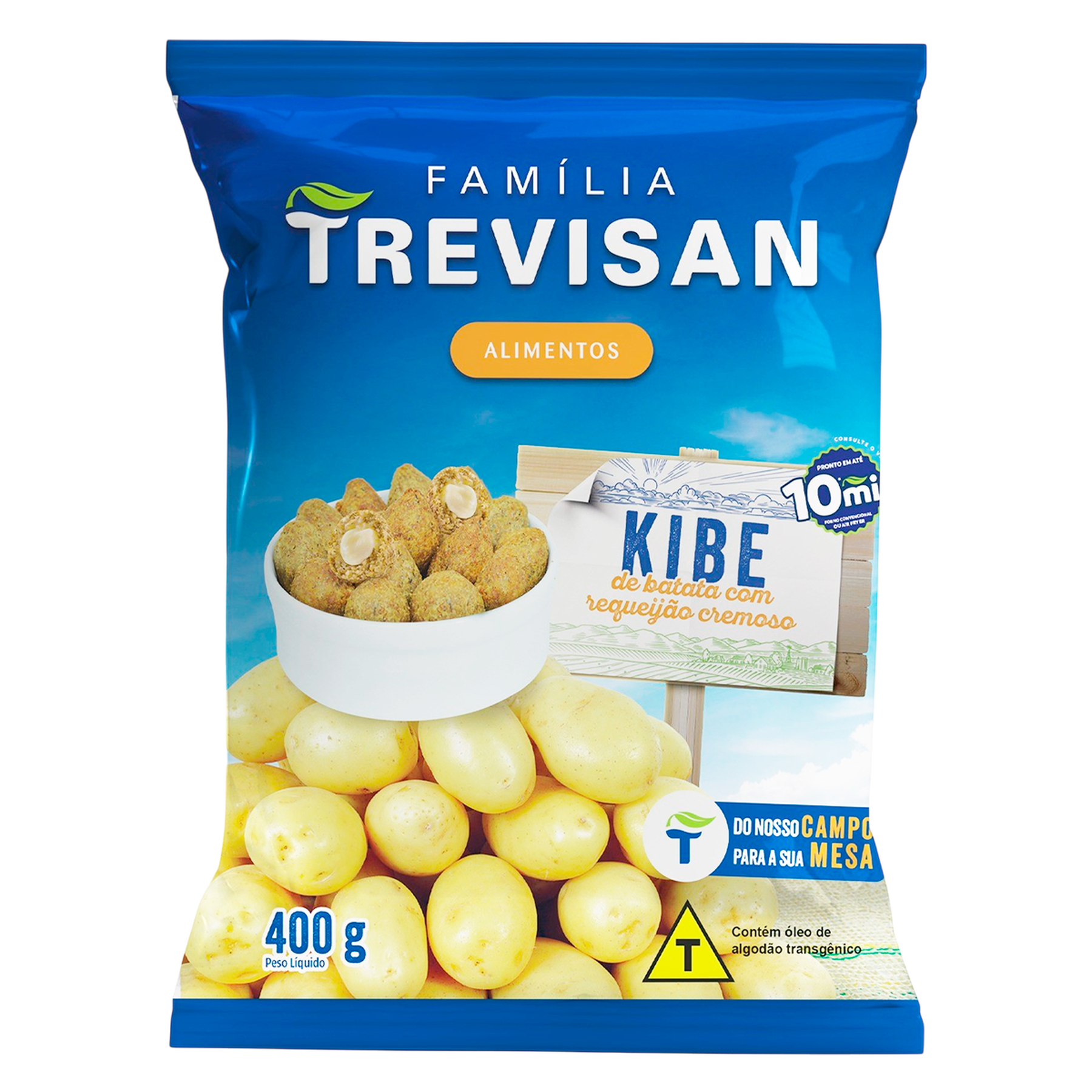 Kibe de Batata com Requeij&atilde;o Trevisan Pacote 400g