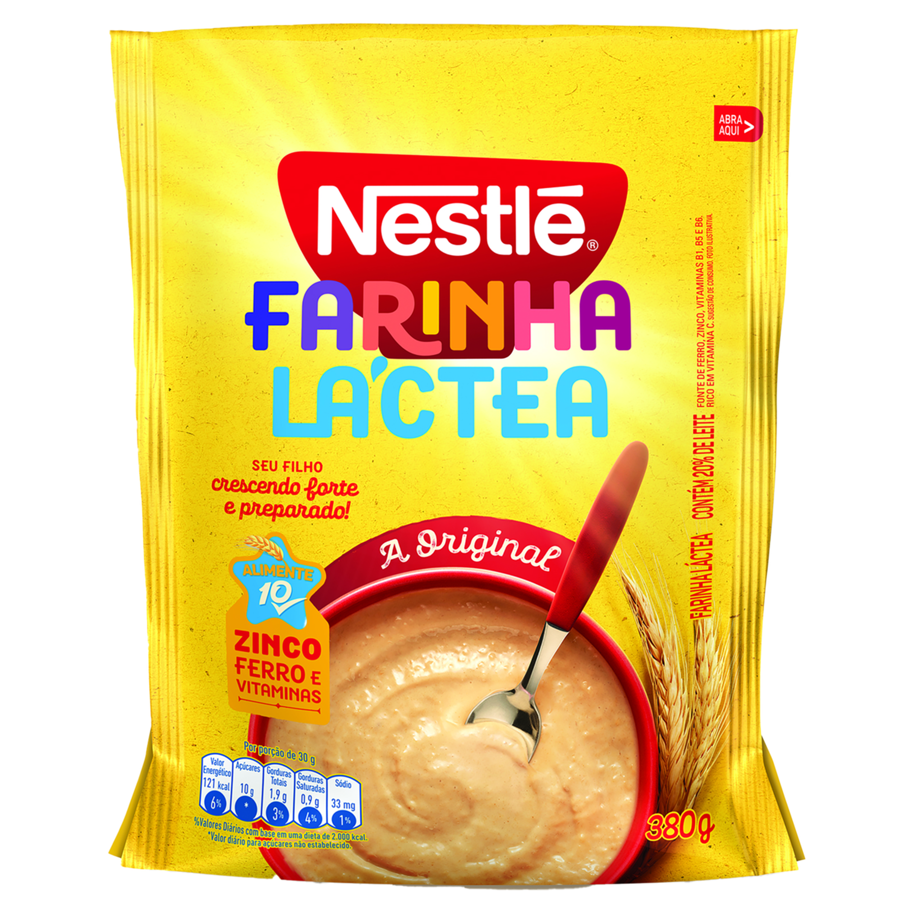 Farinha Láctea Original Nestlé Sachê 380g