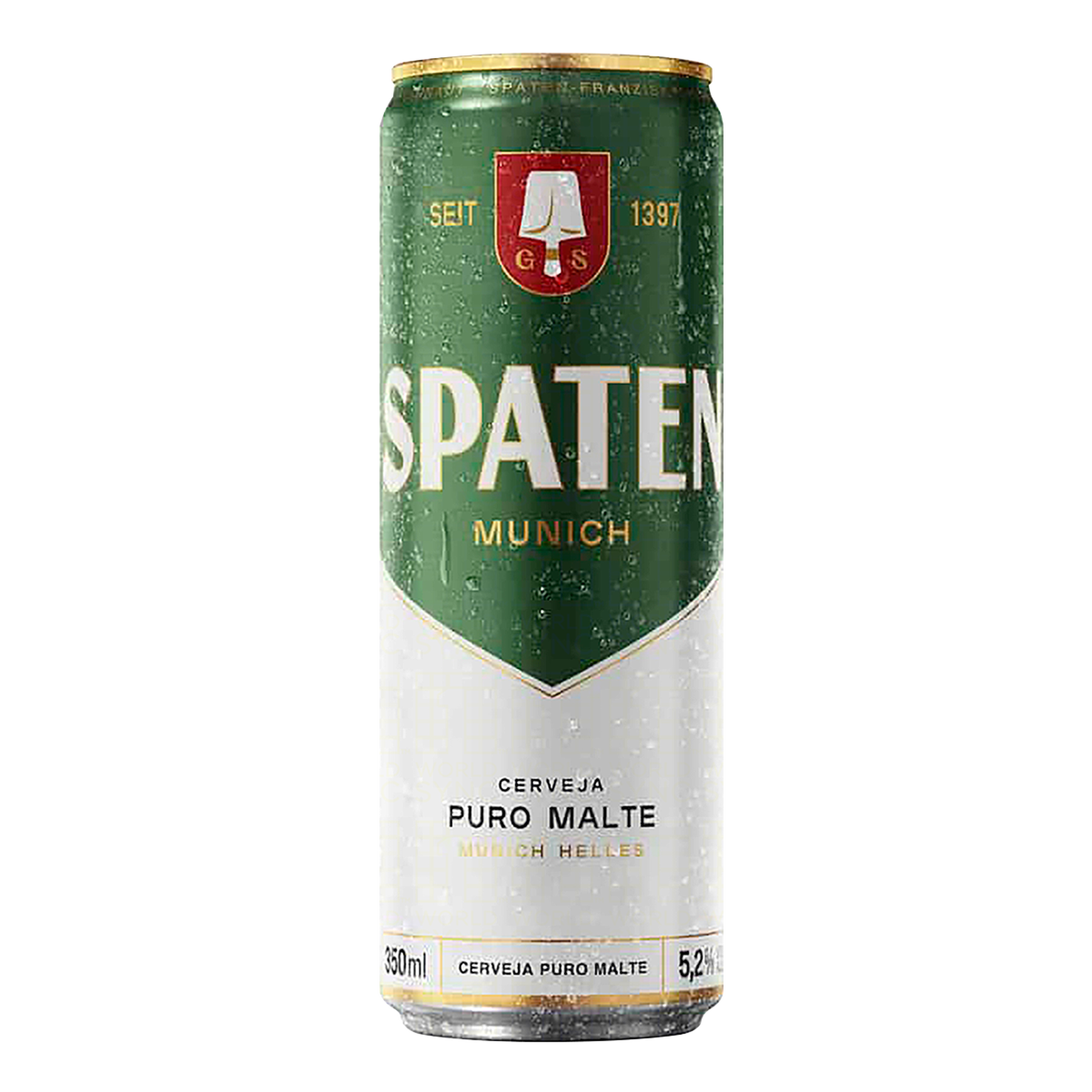 Cerveja Munich Helles Puro Malte Spaten Lata 350ml