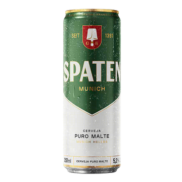 Cerveja Munich Helles Puro Malte Spaten Lata 350ml