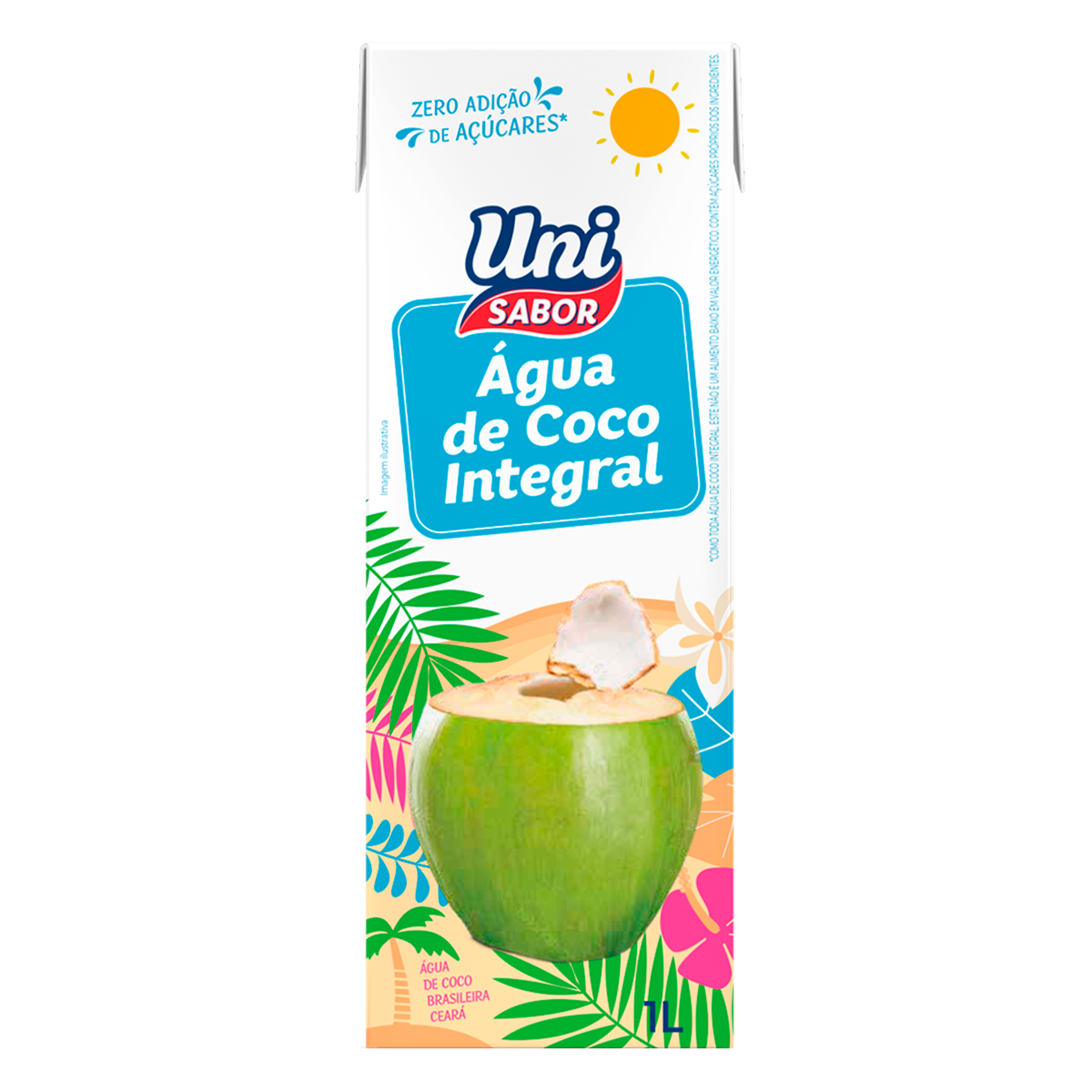 Água Coco Integral Uni Sabor 1l