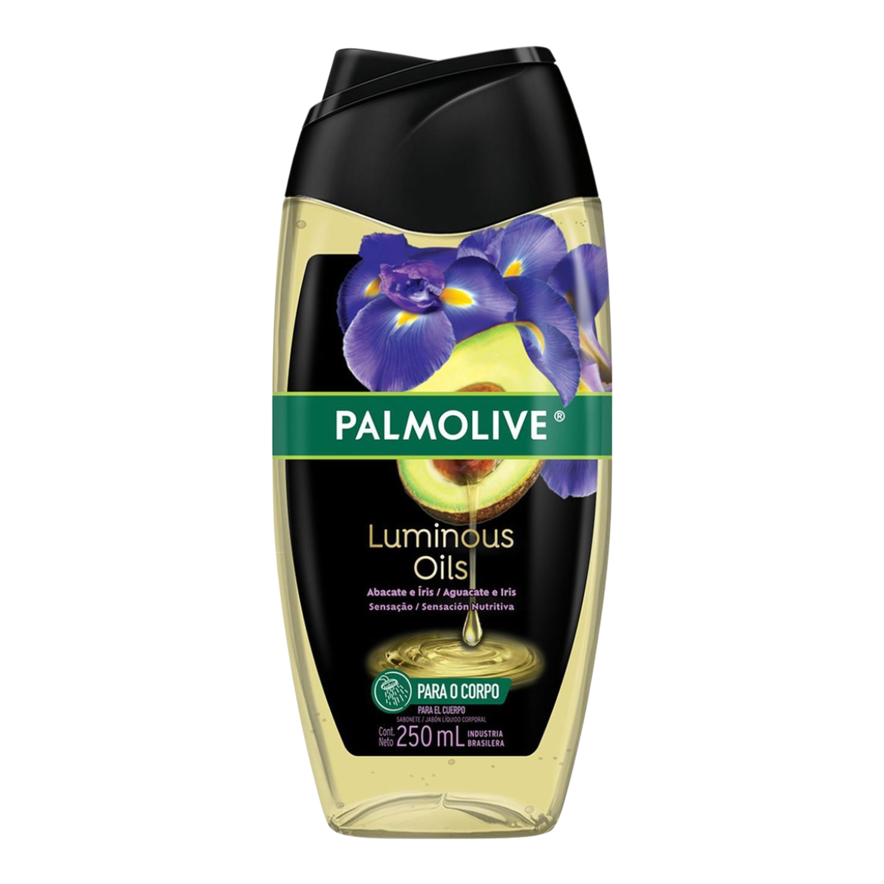 Sabonete L&iacute;quido Palmolive Luminous Oils Sensa&ccedil;&atilde;o Nutritiva Frasco 250ml