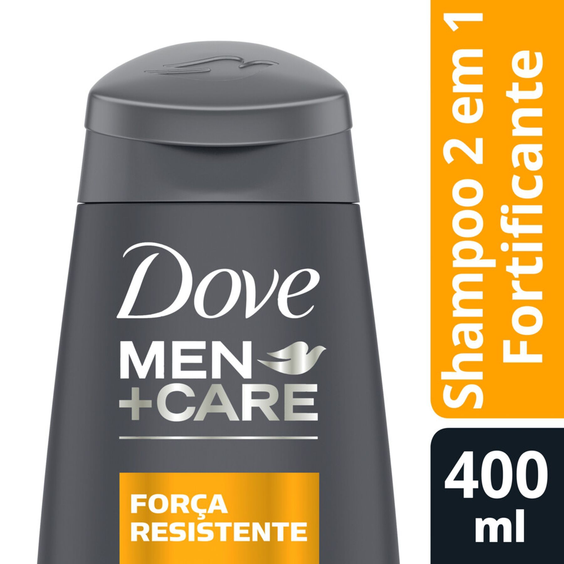 Shampoo Força Resistente Men+Care Dove Frasco 400ml