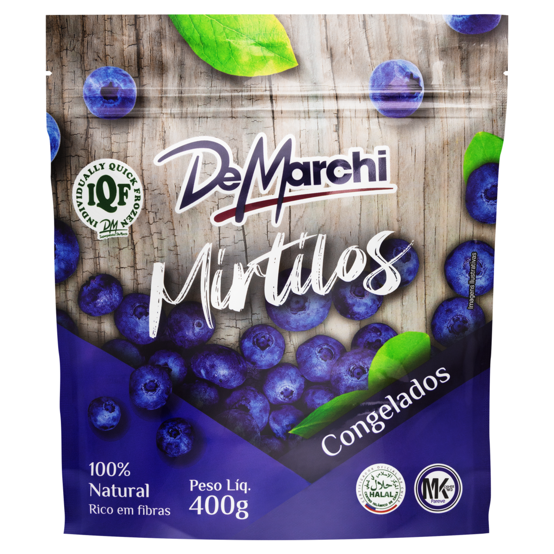 Mirtilo Congelado De Marchi Pouch 400g