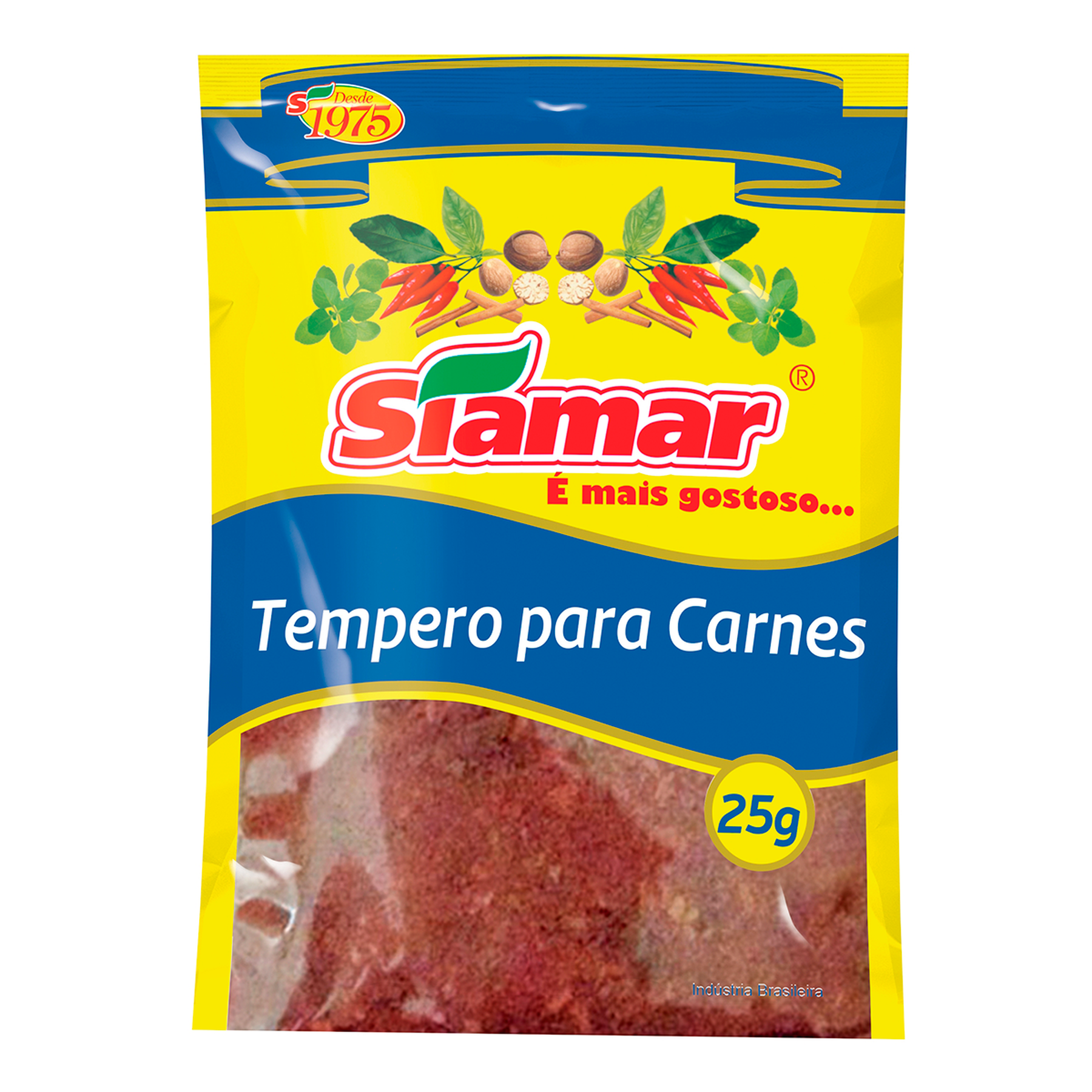 Tempero para Carnes Pacote Siamar 25g&nbsp;