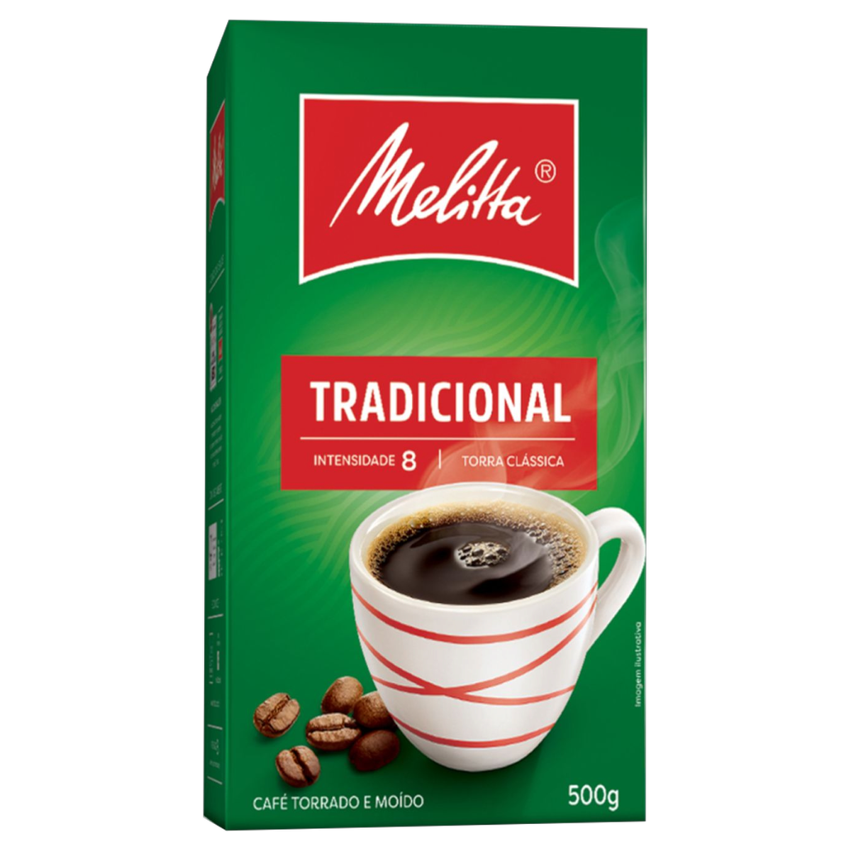 Caf&eacute; Torrado e Mo&iacute;do Tradicional Melitta Caixa 500g