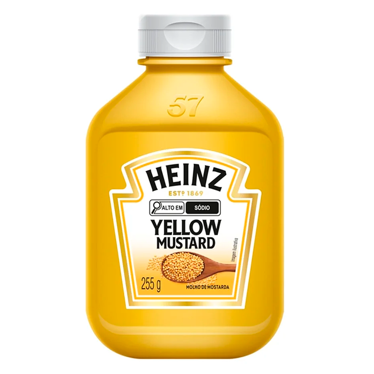 Mostarda Amarela Heinz Squeeze 255g