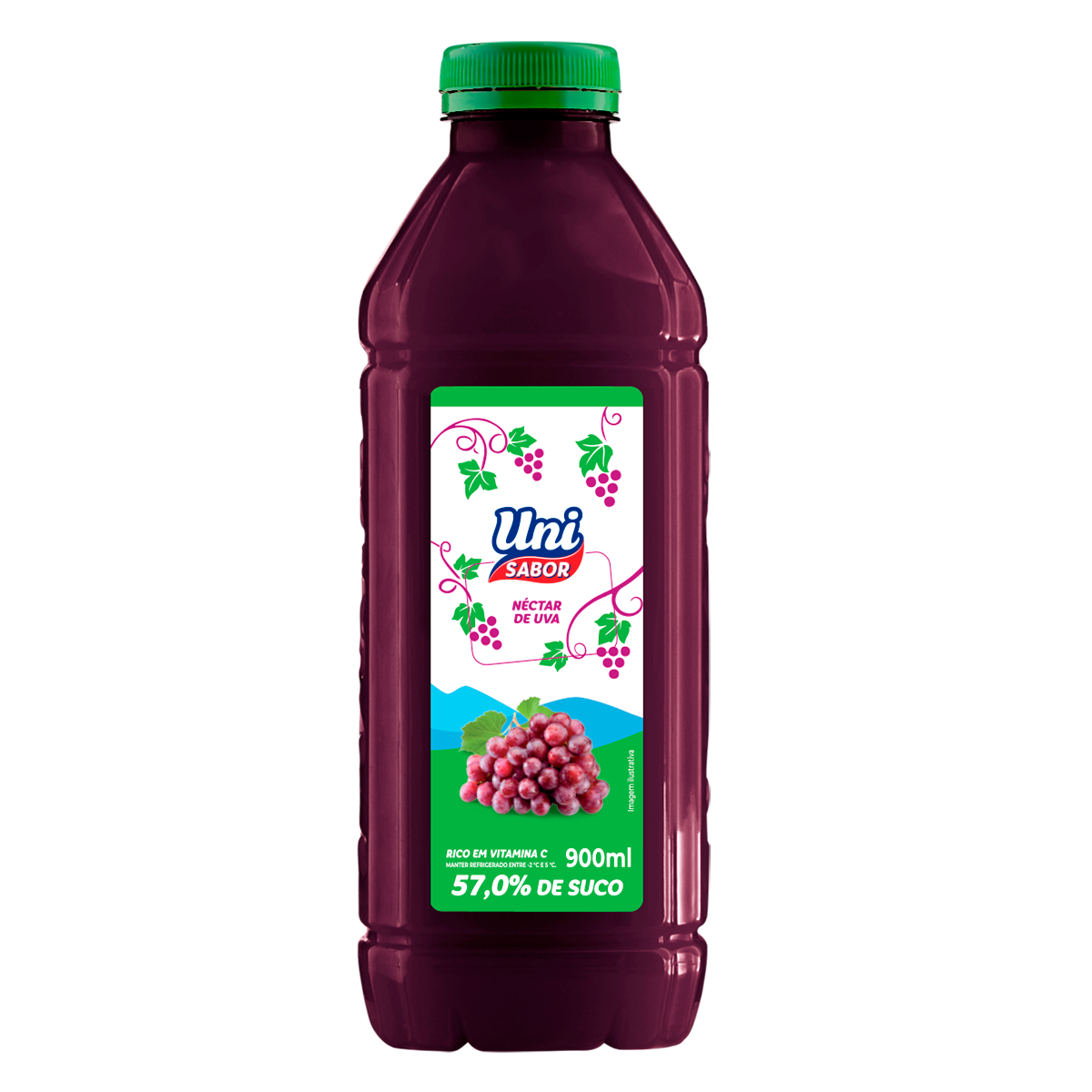 Suco de Uva Uni Sabor Garrafa 900ml