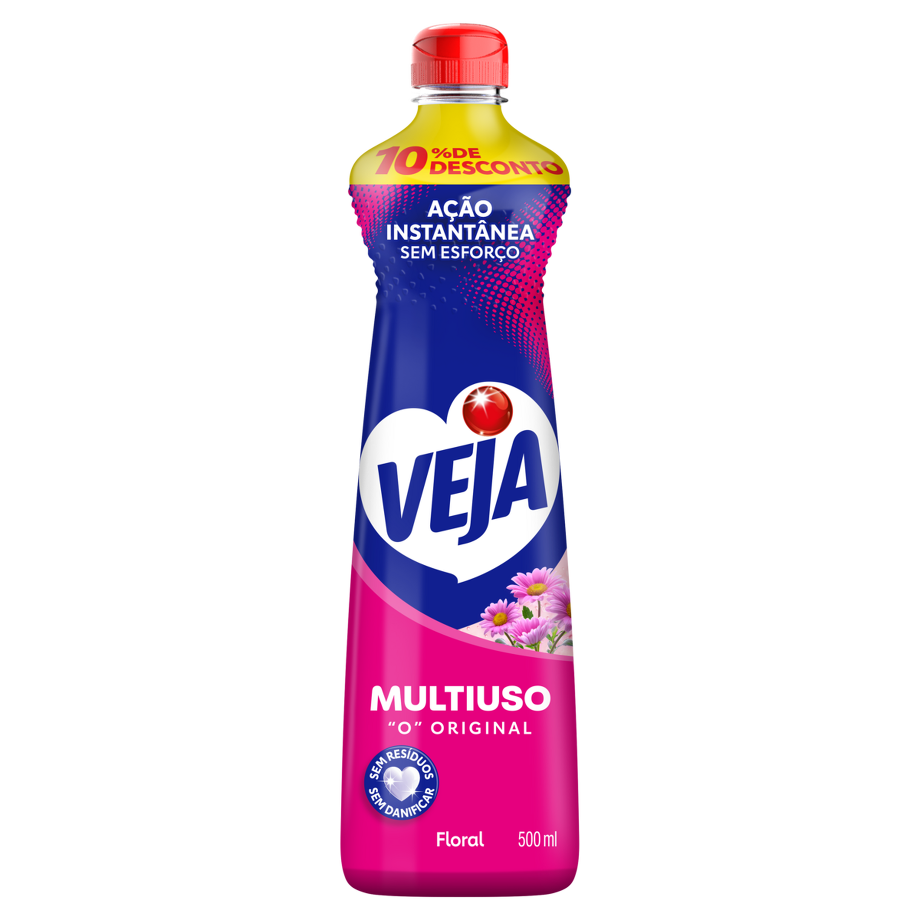 Limpador Multiuso Floral Veja Gold Squeeze 500ml Gr&aacute;tis 10% de Desconto&nbsp;