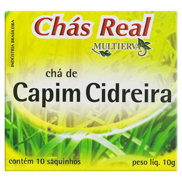 Chá Capim-Cidreira Real Multiervas Caixa 10g 10 Unidades