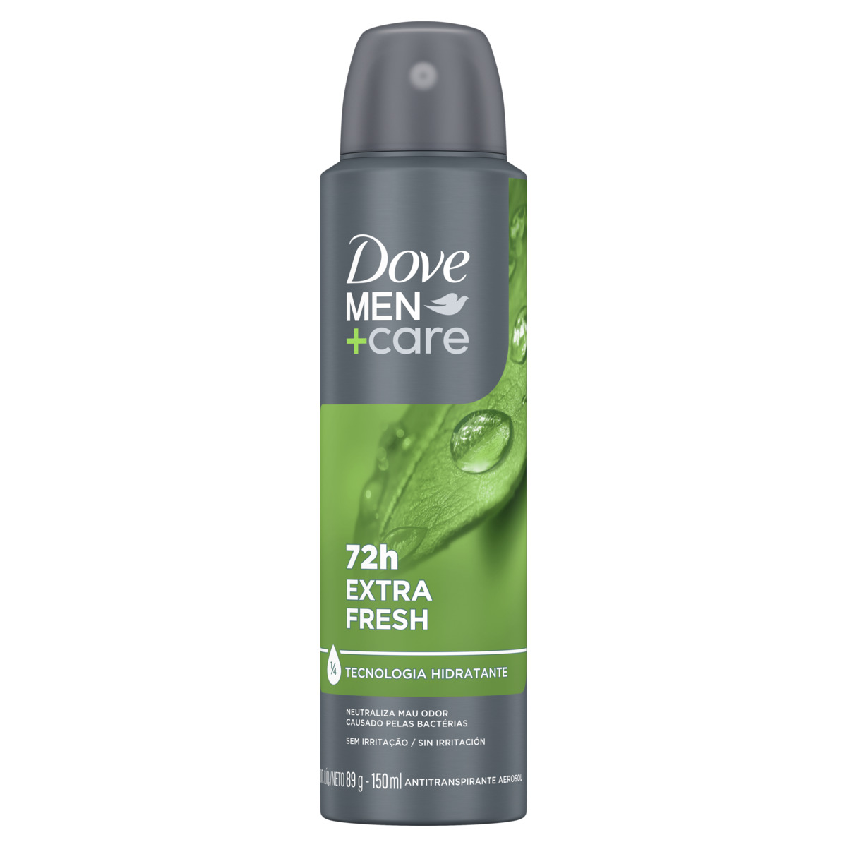 Desodorante Antitranspirante Aerossol Dove Men +Care Extra Fresh Masculino 72h 150ml