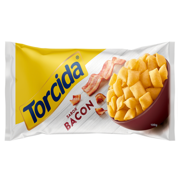 Salgadinho de Trigo Bacon Torcida Pacote 100g