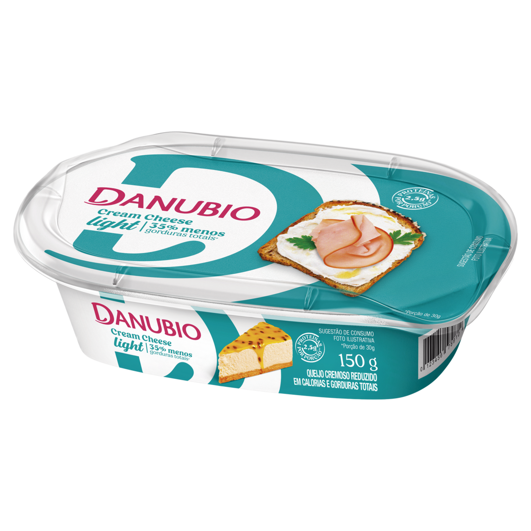 Queijo Cream Cheese Light Danubio Pote 150g