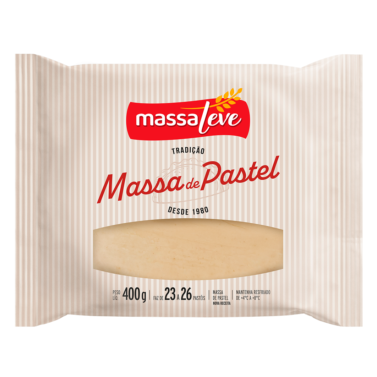 Massa de Pastel Massa Leve Pote 200g