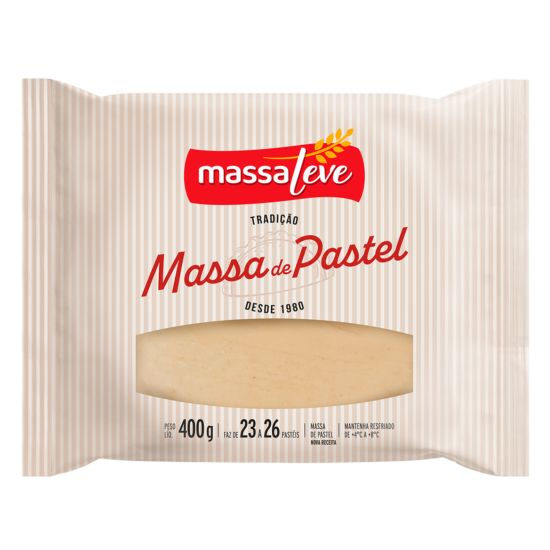 Massa de Pastel Massa Leve Pote 200g