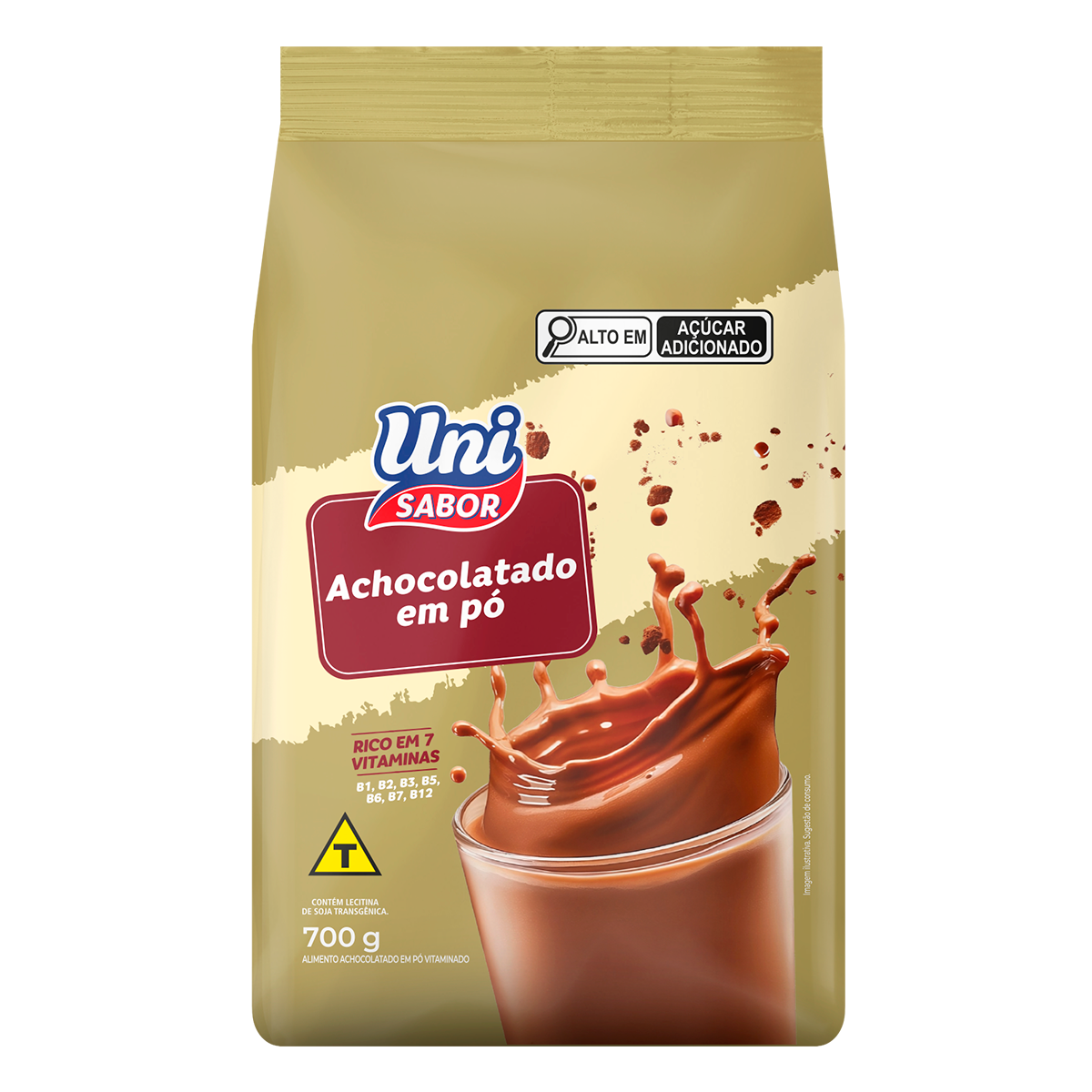 Achocolatado em P&oacute; Uni Sabor Sach&ecirc; 700g