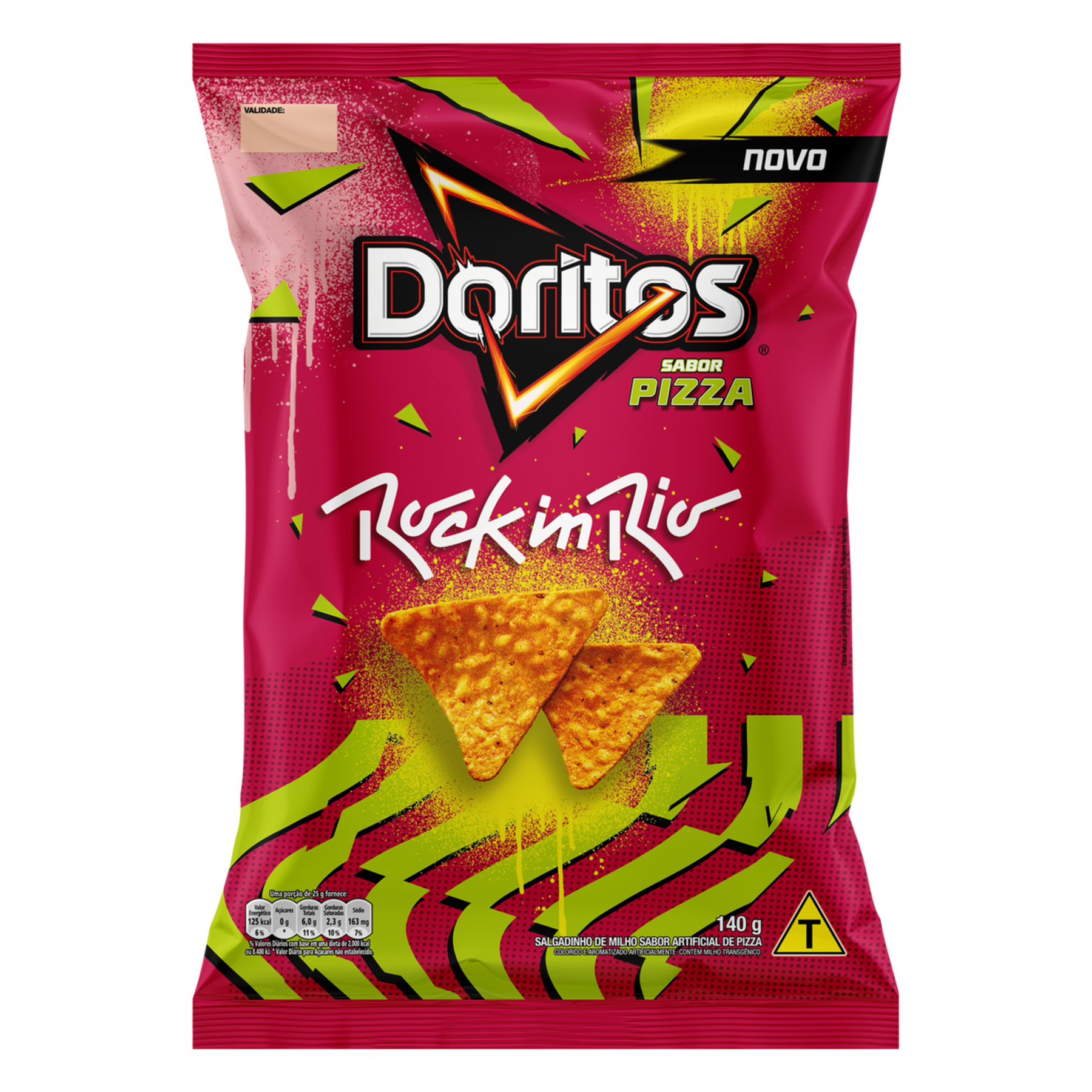 Salgadinho de Milho Pizza Doritos Pacote 140g - Rock in Rio