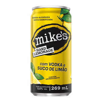 Bebida Alcoólica Limão Mike's Hard Lemonade Lata 269ml