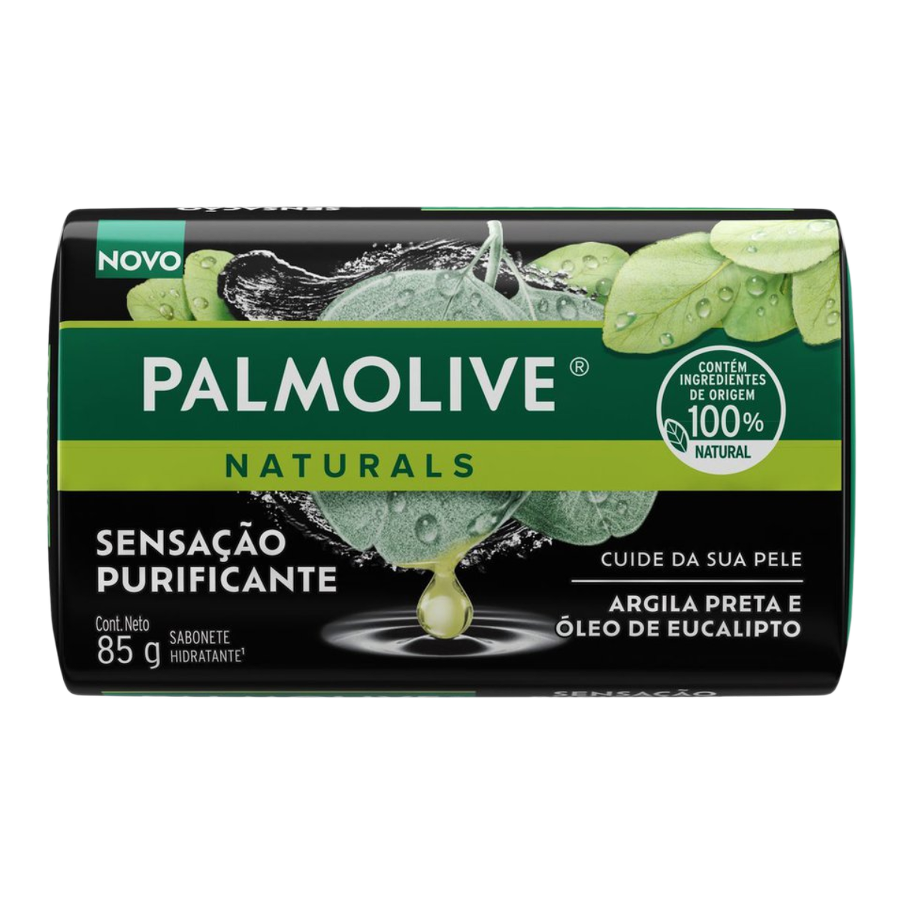 Sabonete Barra Palmolive Naturals Sensa&ccedil;&atilde;o Purificante Envolt&oacute;rio 85g