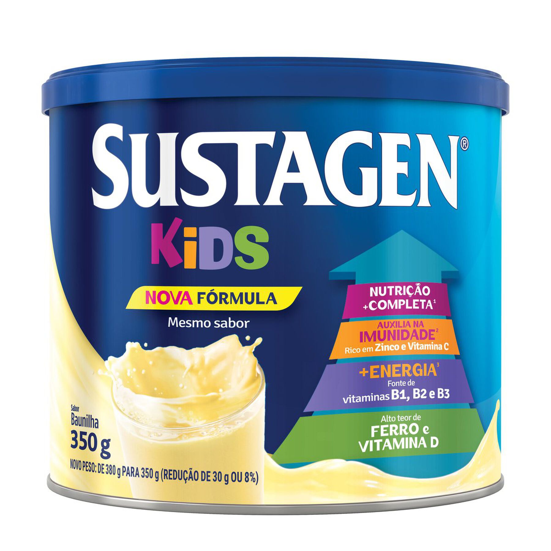 Complemento Alimentar Baunilha Sustagen Kids Lata 380g