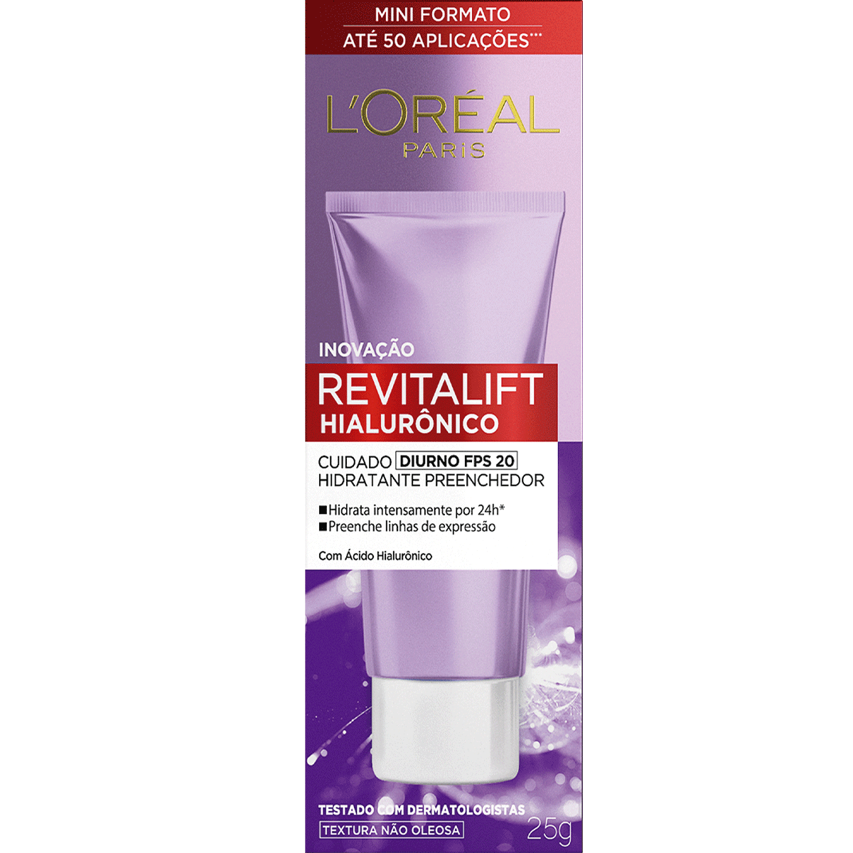 Creme Facial Revitalift Hialur&ocirc;nico Diurno FPS20 L'or&eacute;al Paris 25g