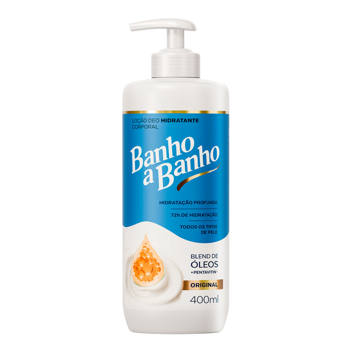 Lo&ccedil;&atilde;o Deo Hidratante Original Banho a Banho Frasco 400ml Pump