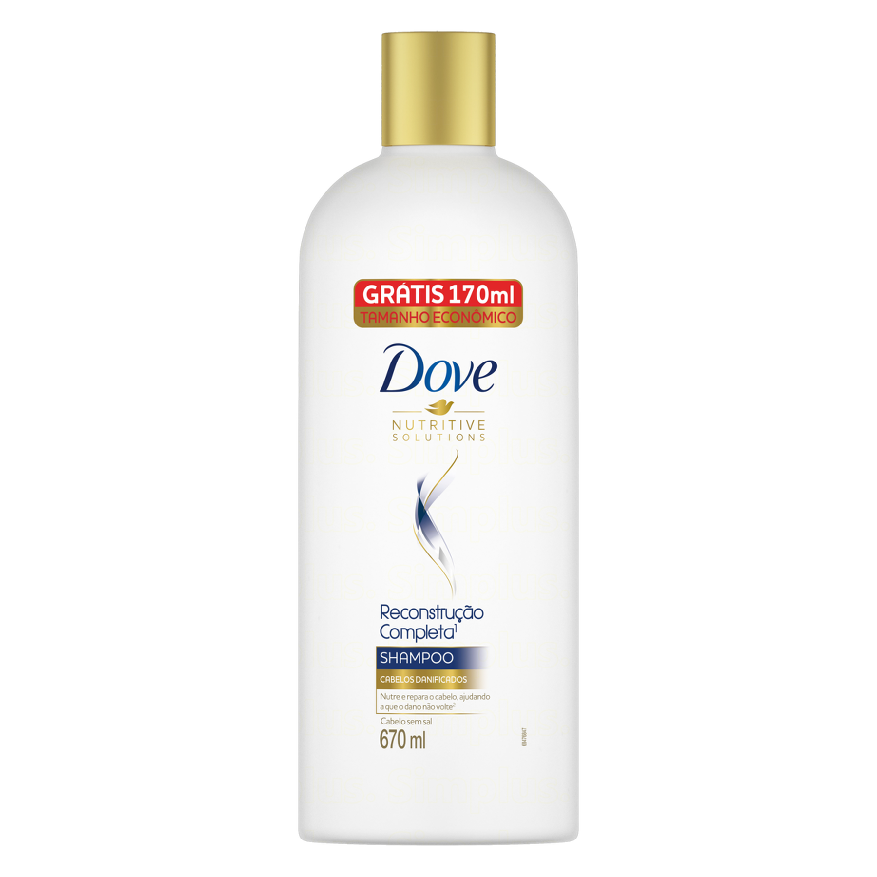 Shampoo Nutritive Solutions Reconstrução Completa Dove Frasco 670ml