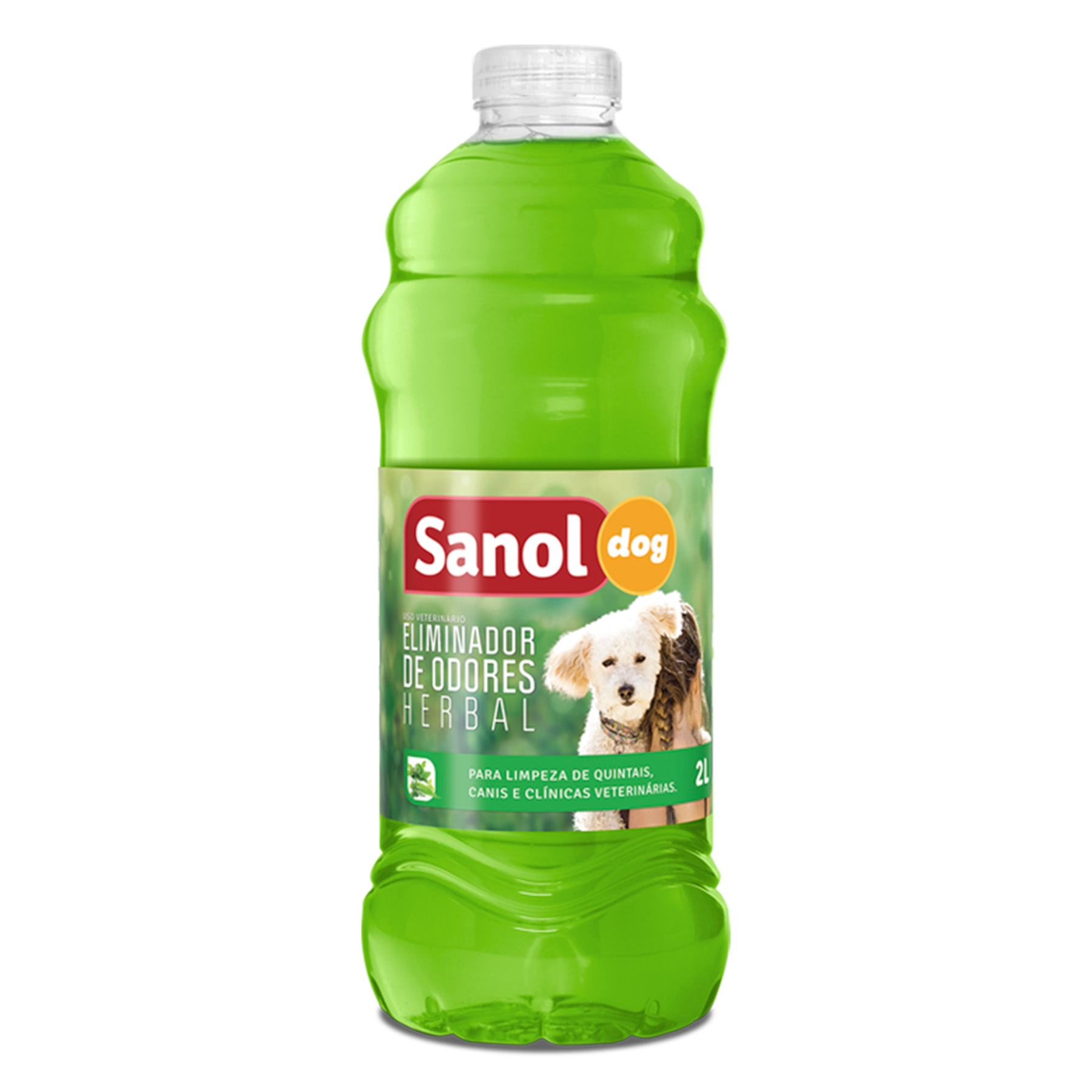 Eliminador de Odores Uso Veterinário Herbal Sanol Dog Frasco 2l