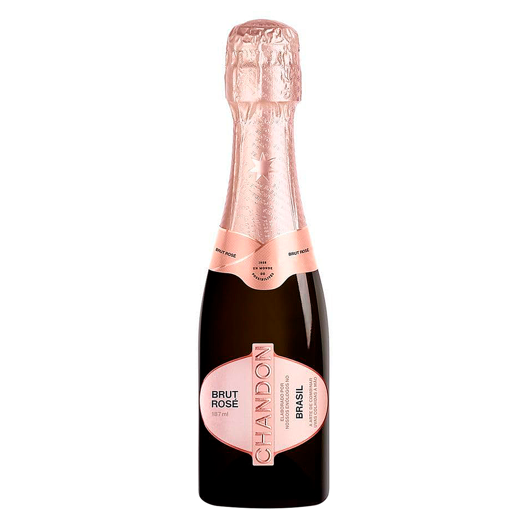 Espumante Ros&eacute; Brut Baby Chandon Garrafa 187ml&nbsp;