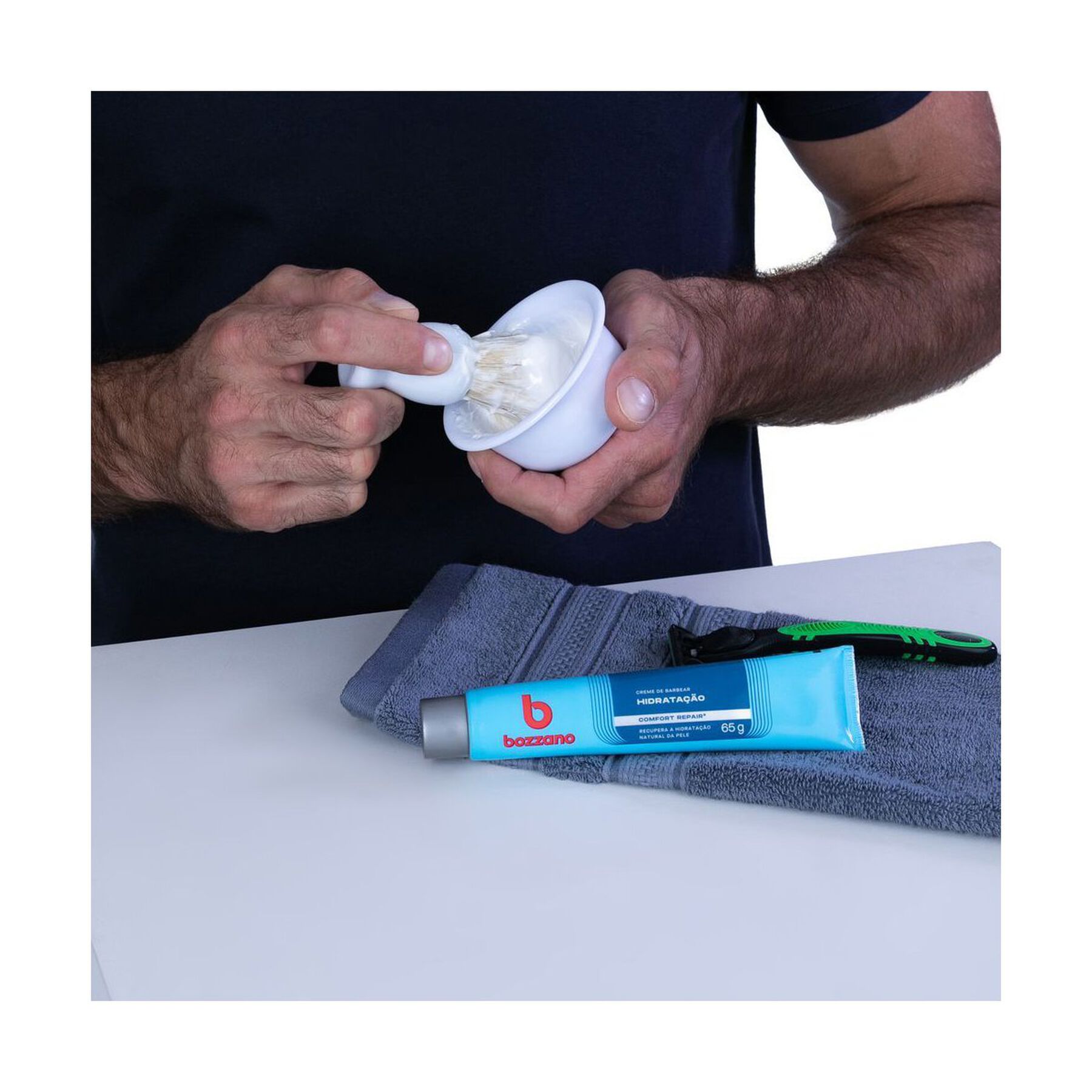 Creme de Barbear Hidratação Bozzano 65g