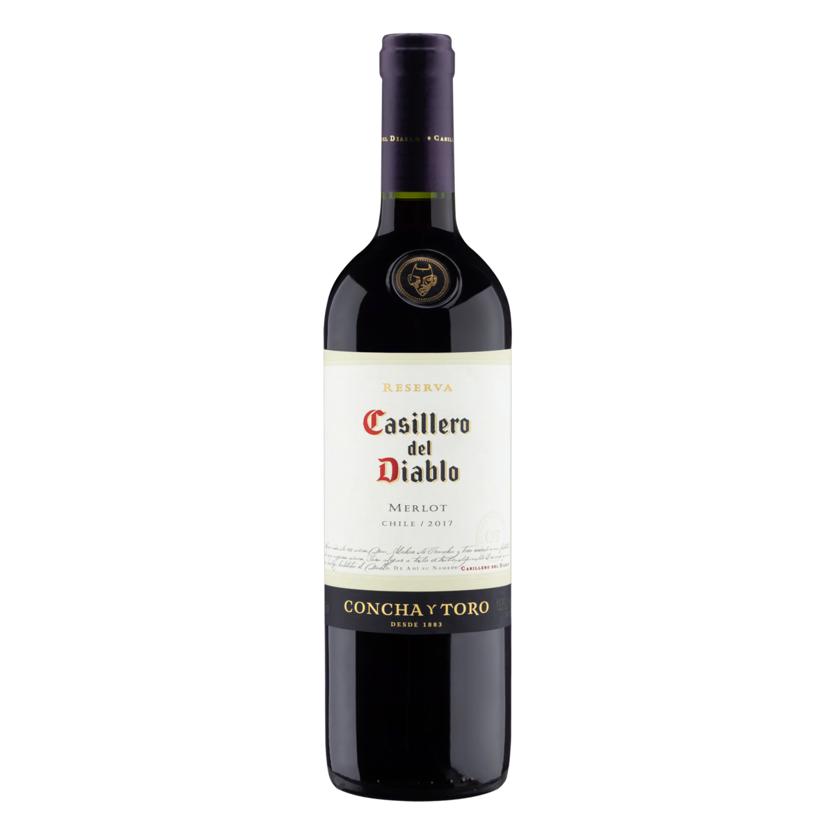 Vinho Tinto Merlot Reserva Casillero del Diablo Garrafa 750ml