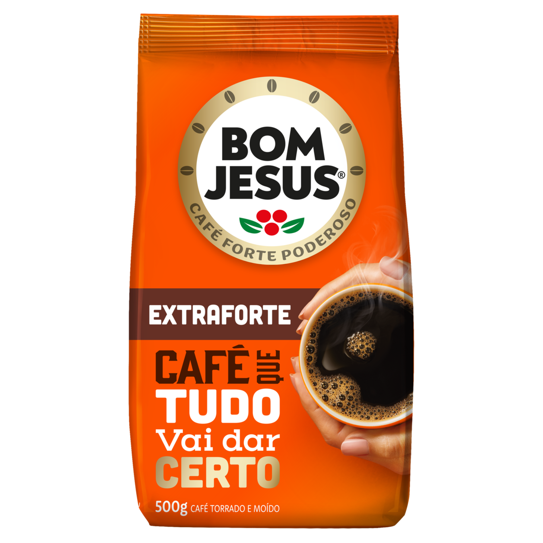 Café Torrado e Moído Extraforte Bom Jesus Pacote 500g