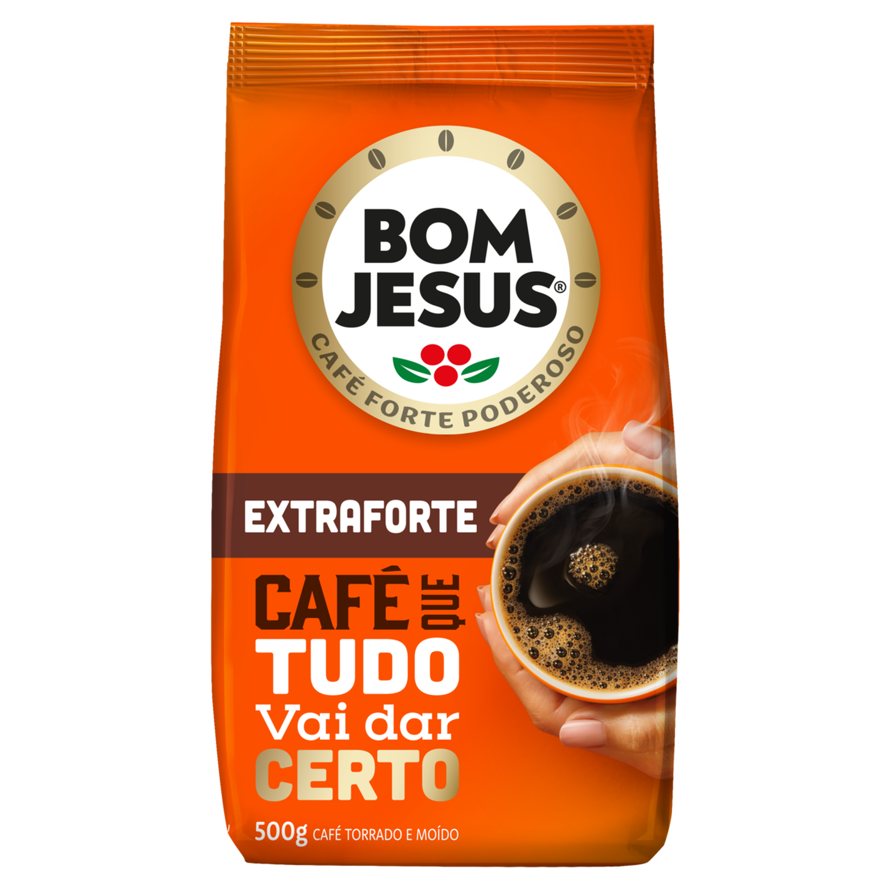 Café Torrado e Moído Extraforte Bom Jesus Pacote 500g