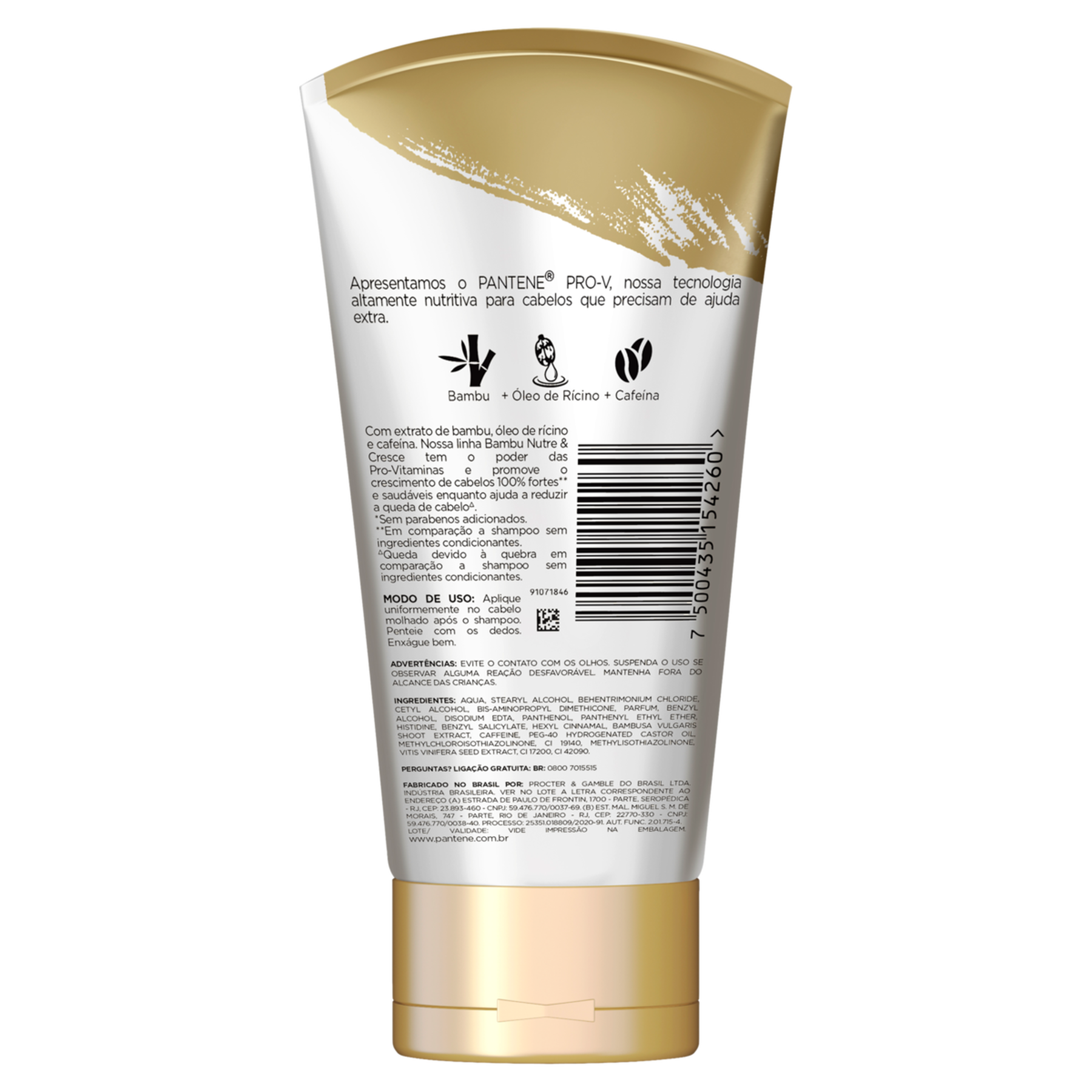 Condicionador Bambu Nutre e Cresce Pantene Bisnaga 150ml