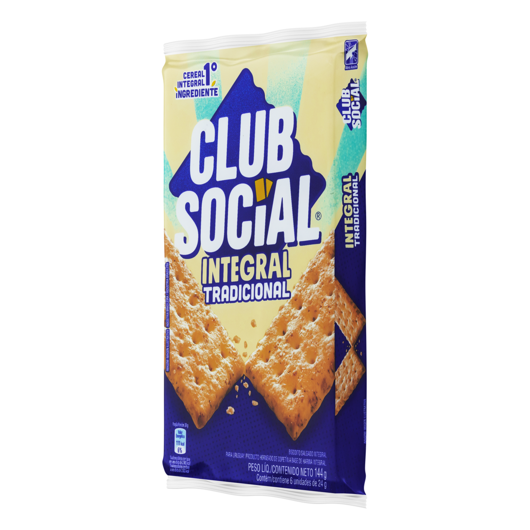 Biscoito Club Social Integral Nabisco 144g