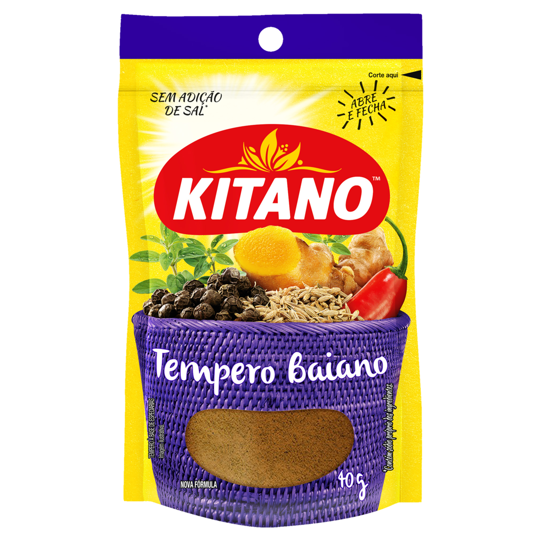 Tempero Baiano Kitano Pacote 40g