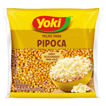 Milho para Pipoca Yoki Pacote 400g